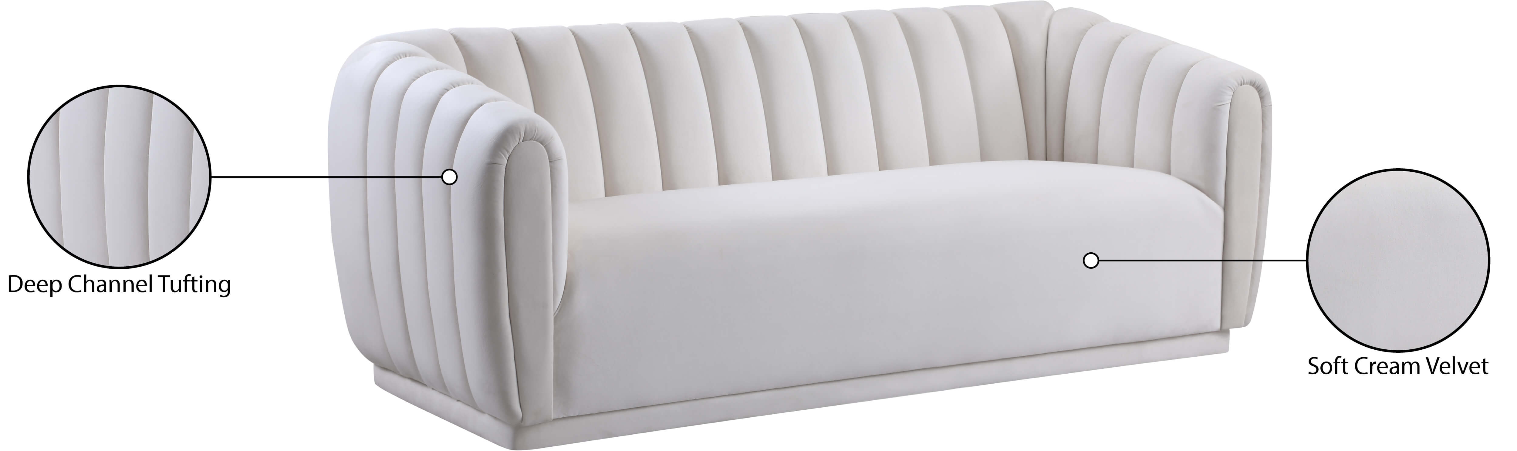 Dixie Velvet Sofa