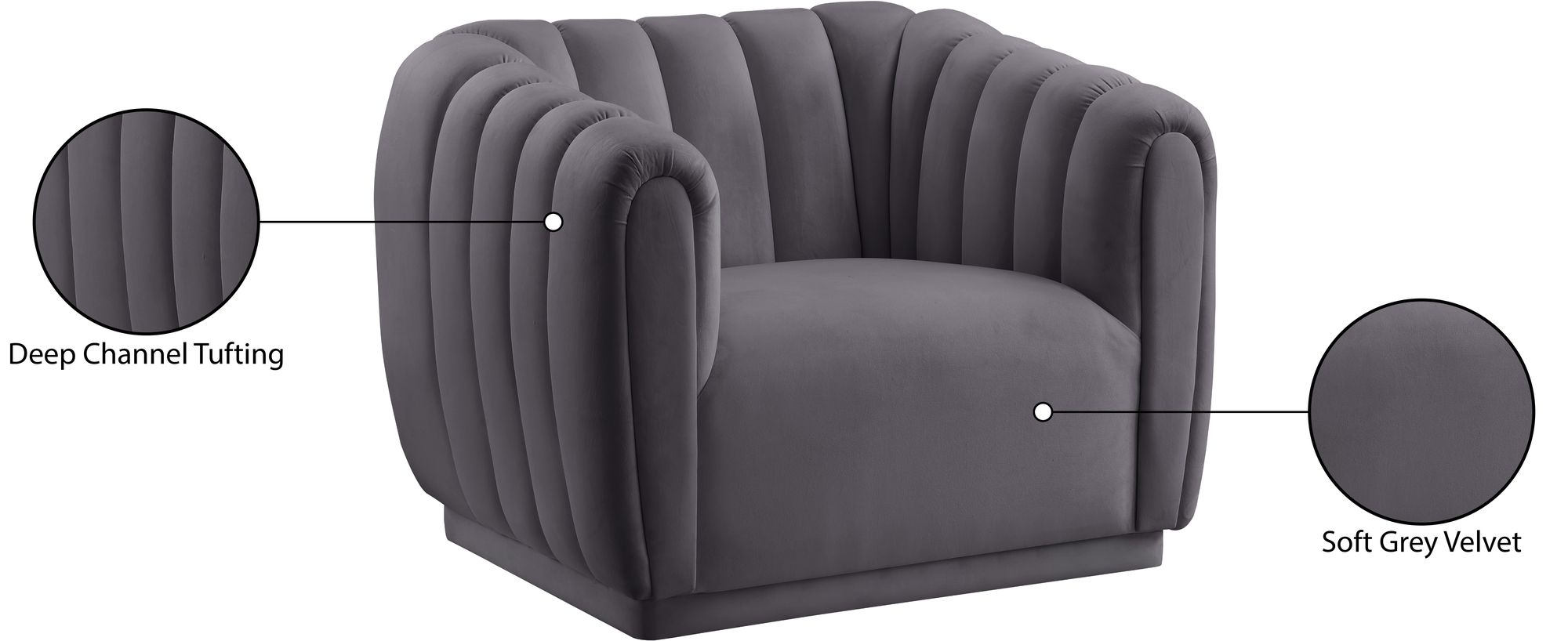 Dixie Velvet Chair