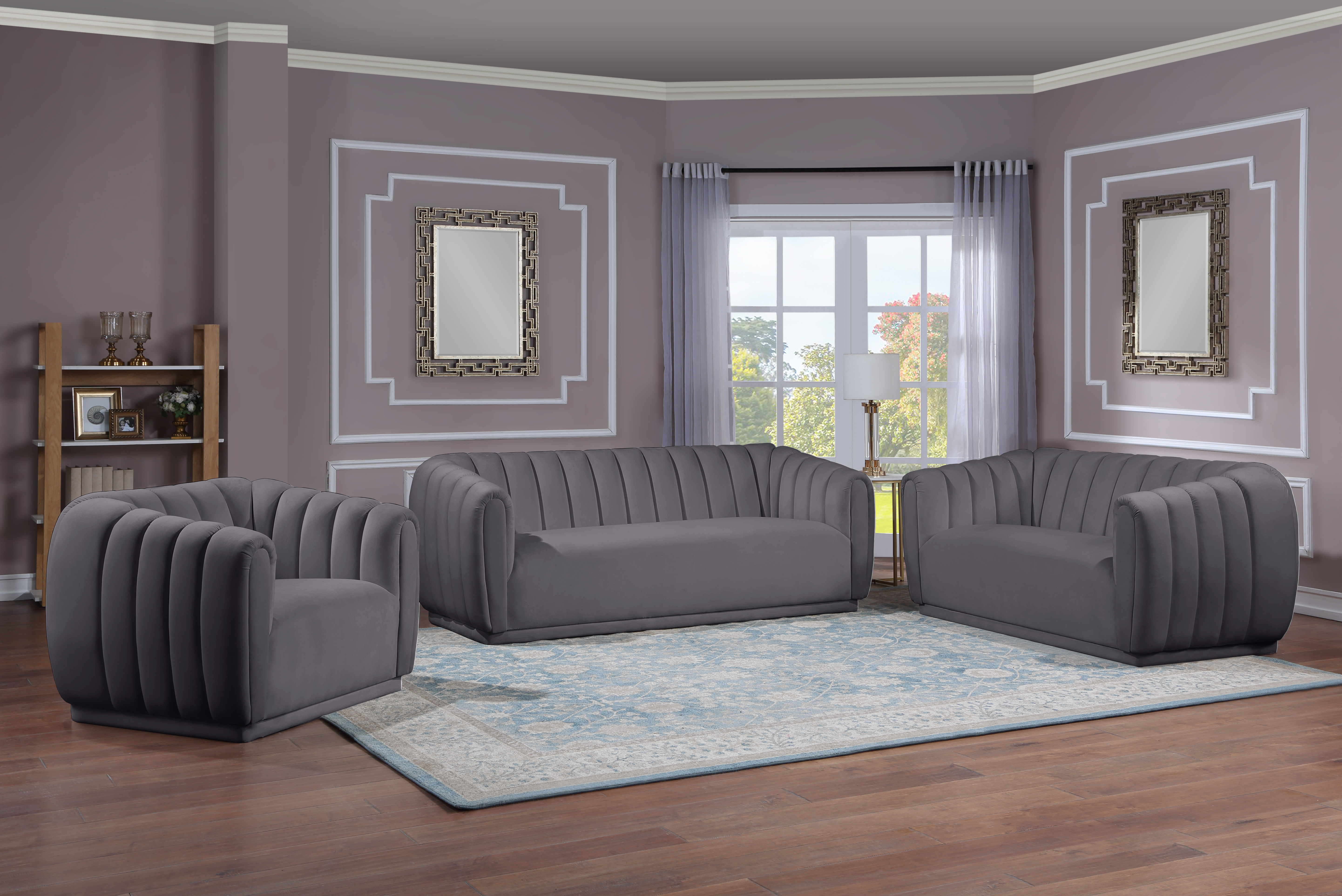 Dixie Velvet Sofa