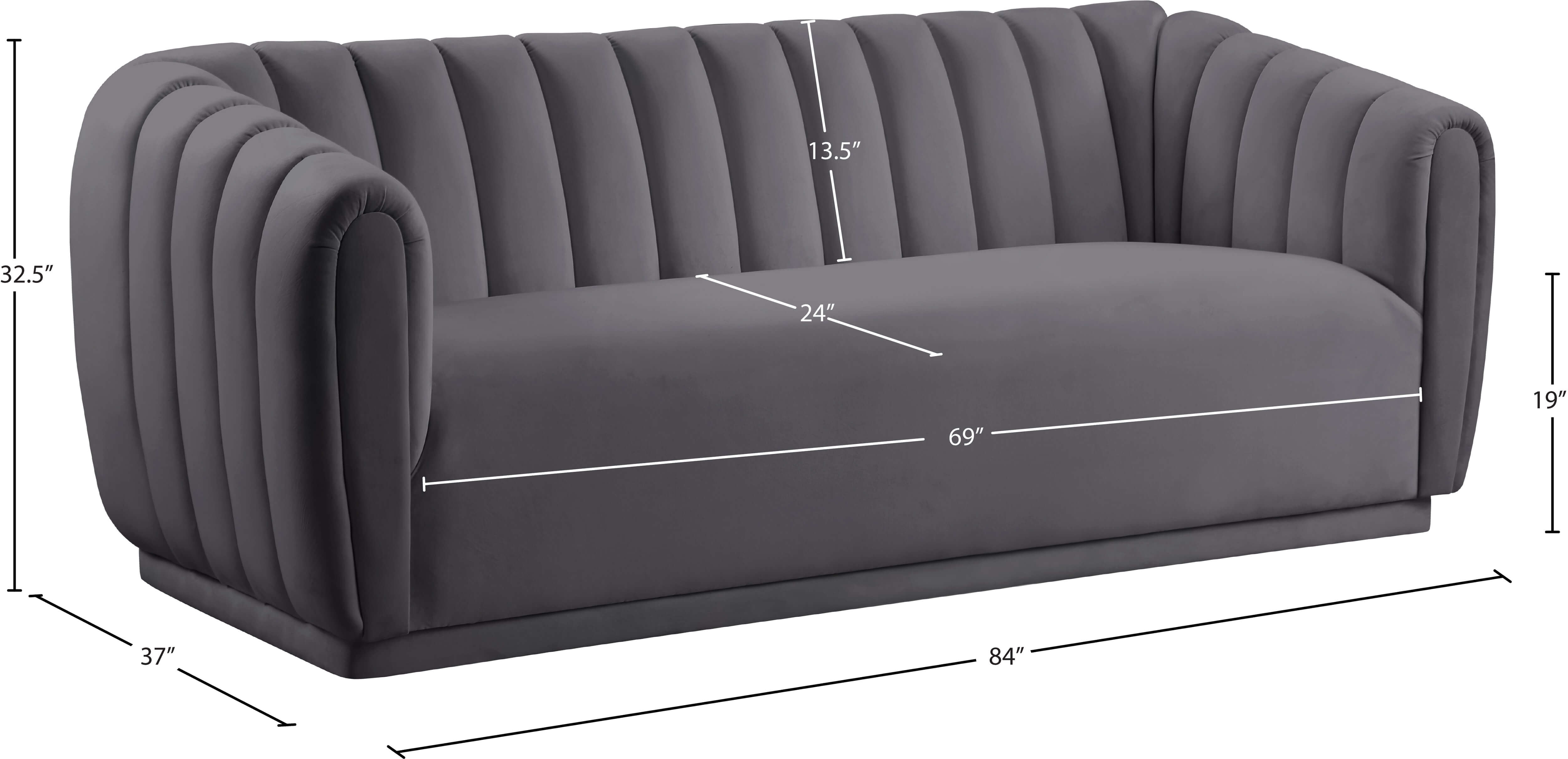Dixie Velvet Sofa