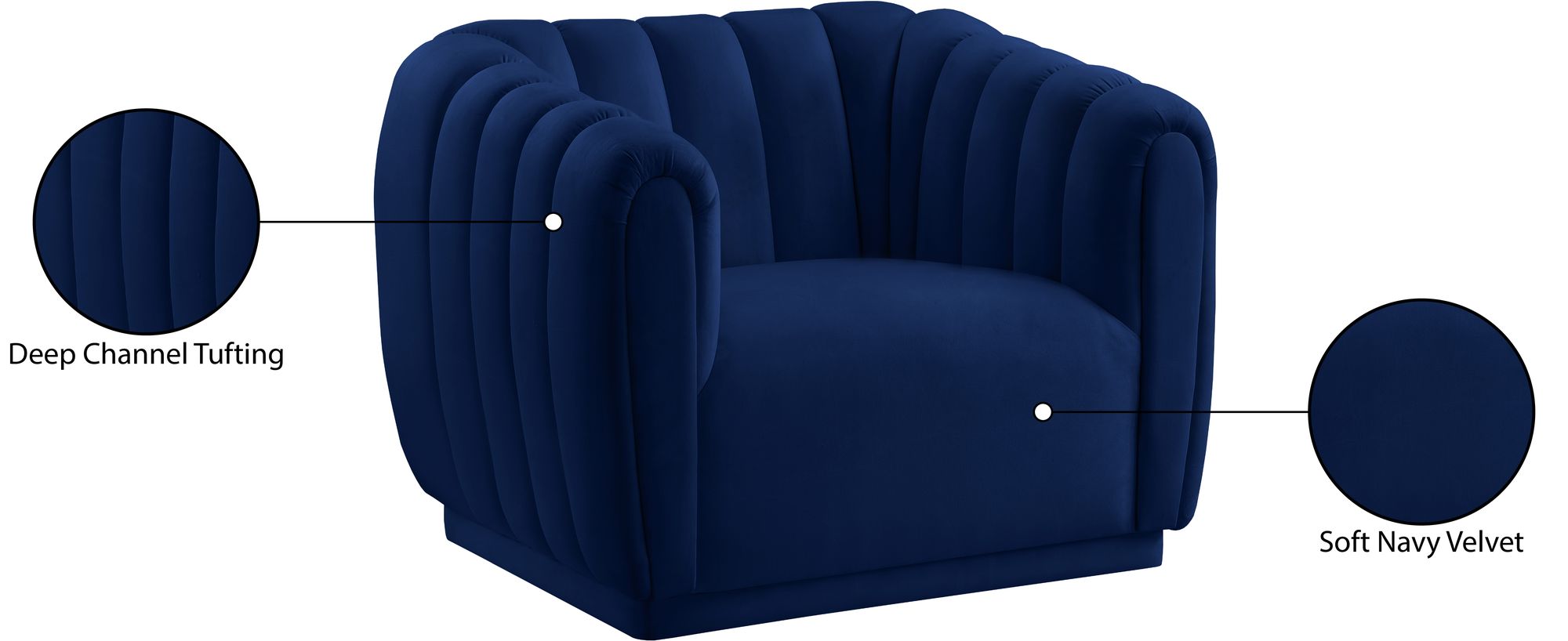 Dixie Velvet Chair