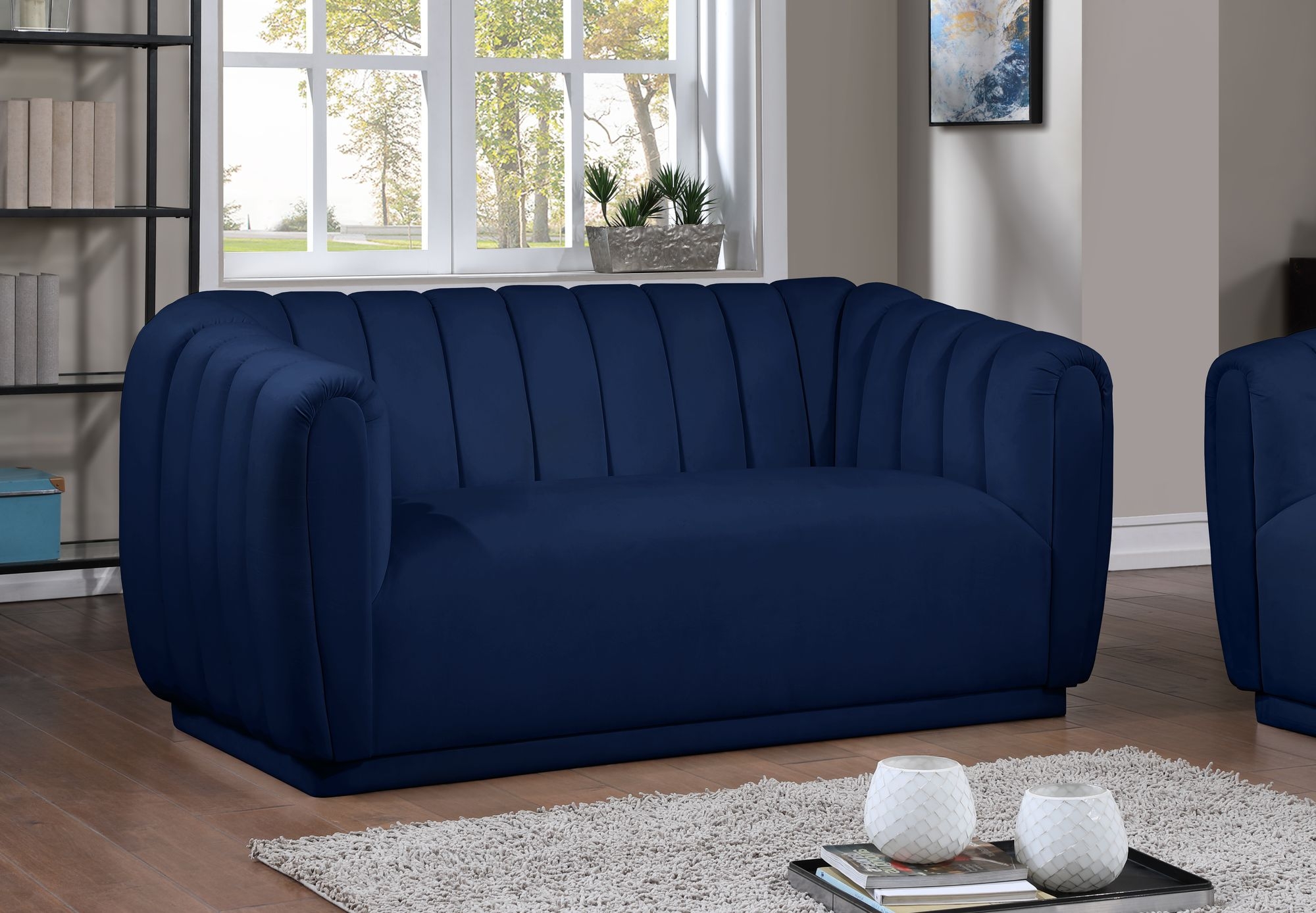 Dixie Velvet Loveseat