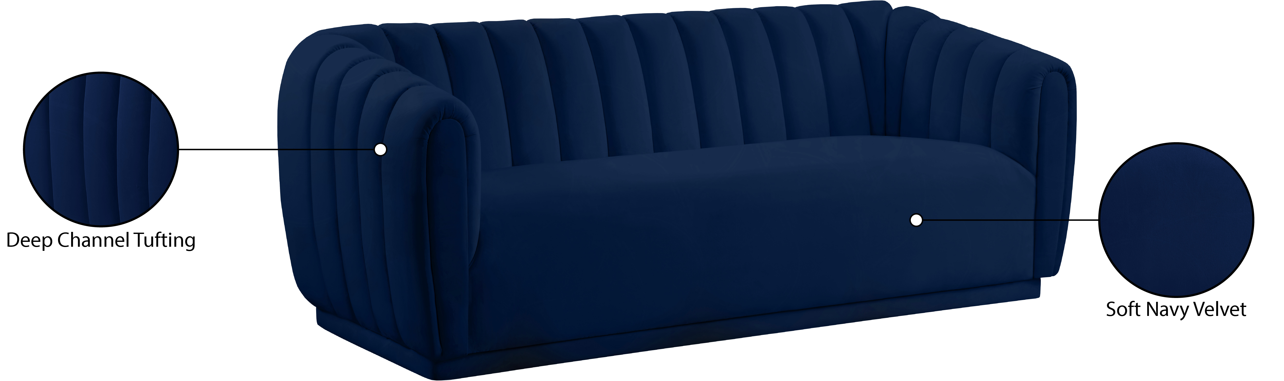 Dixie Velvet Sofa