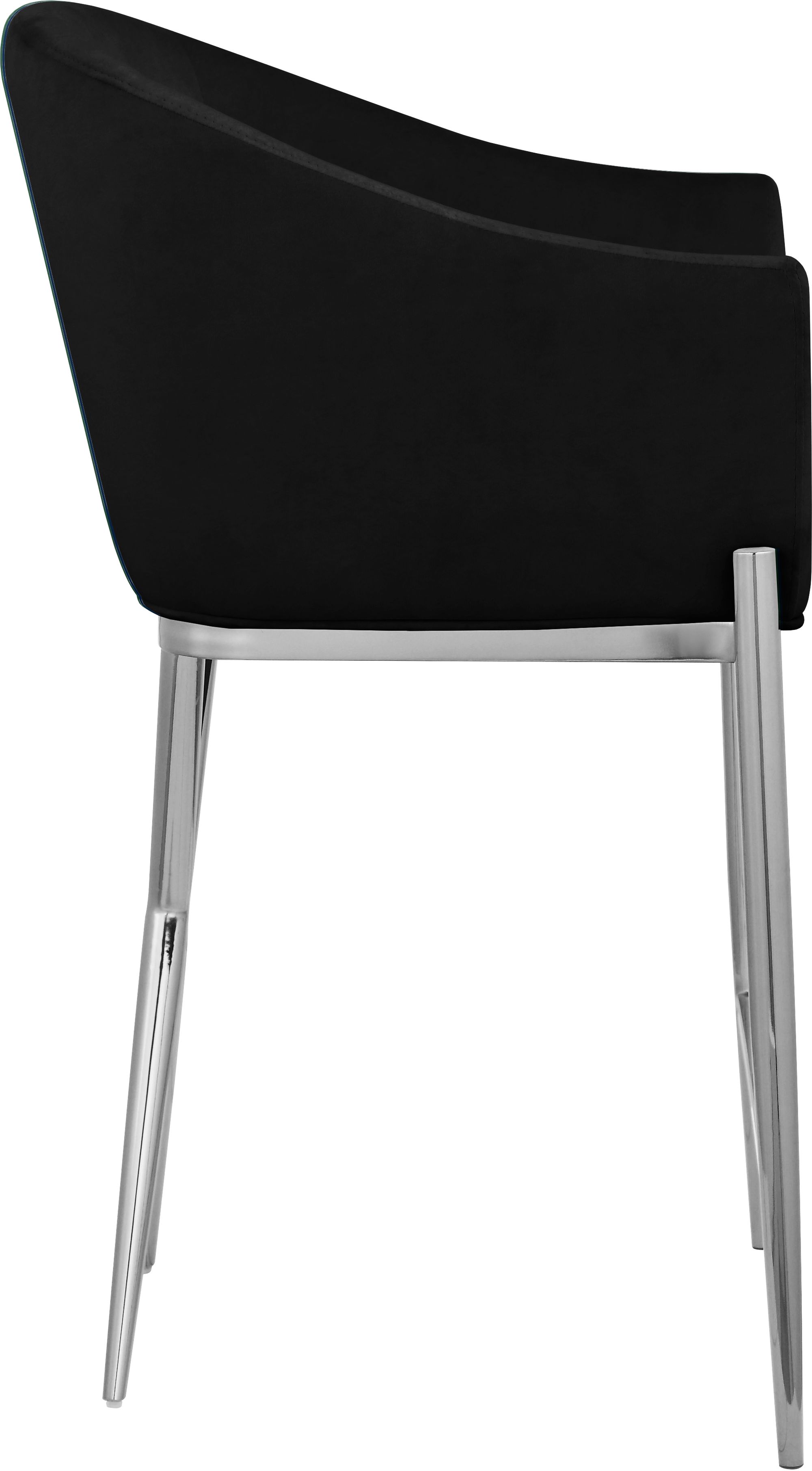 Xavier Counter Stool with Chrome Metal Legs