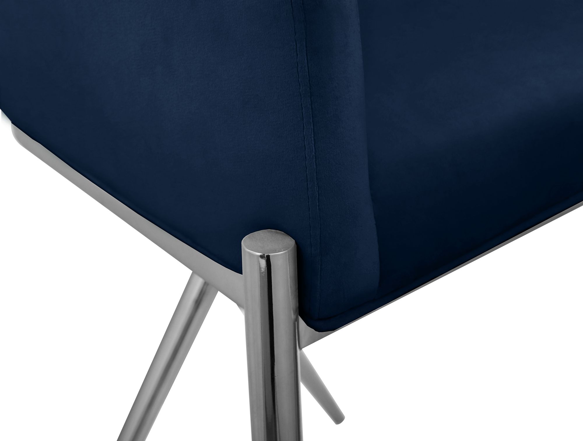 Xavier Counter Stool with Chrome Metal Legs