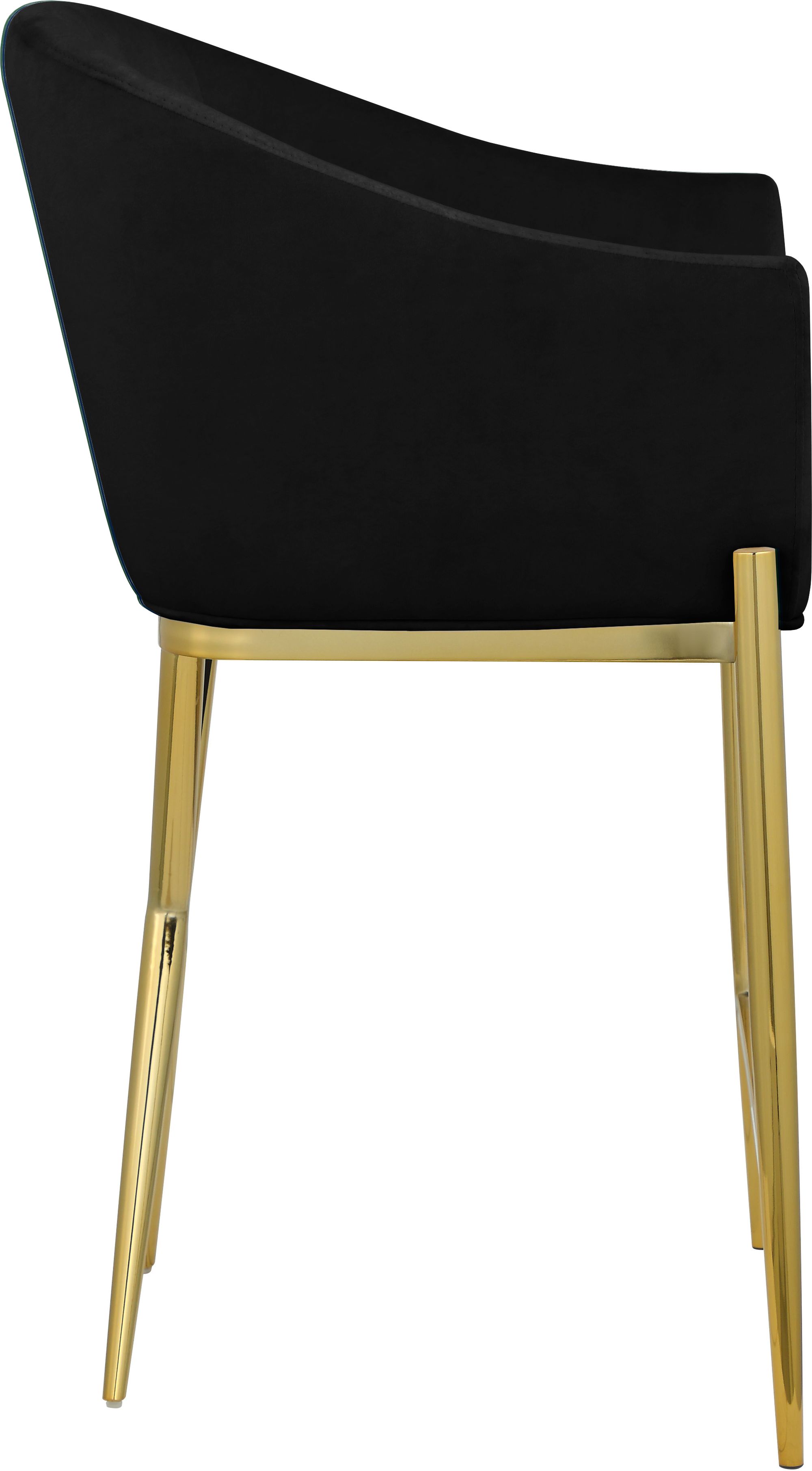 Xavier Counter Stool with Gold Metal Legs