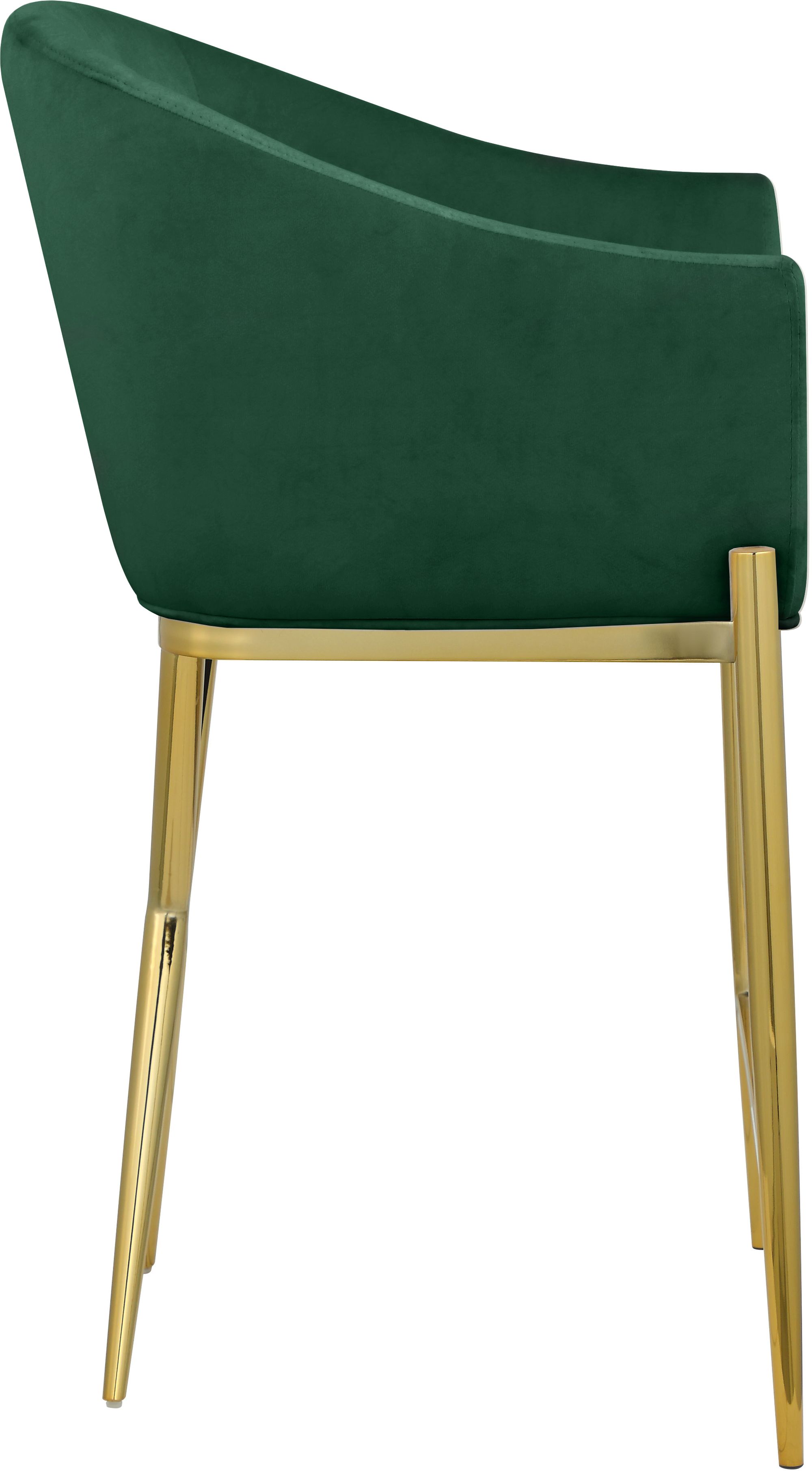 Xavier Counter Stool with Gold Metal Legs