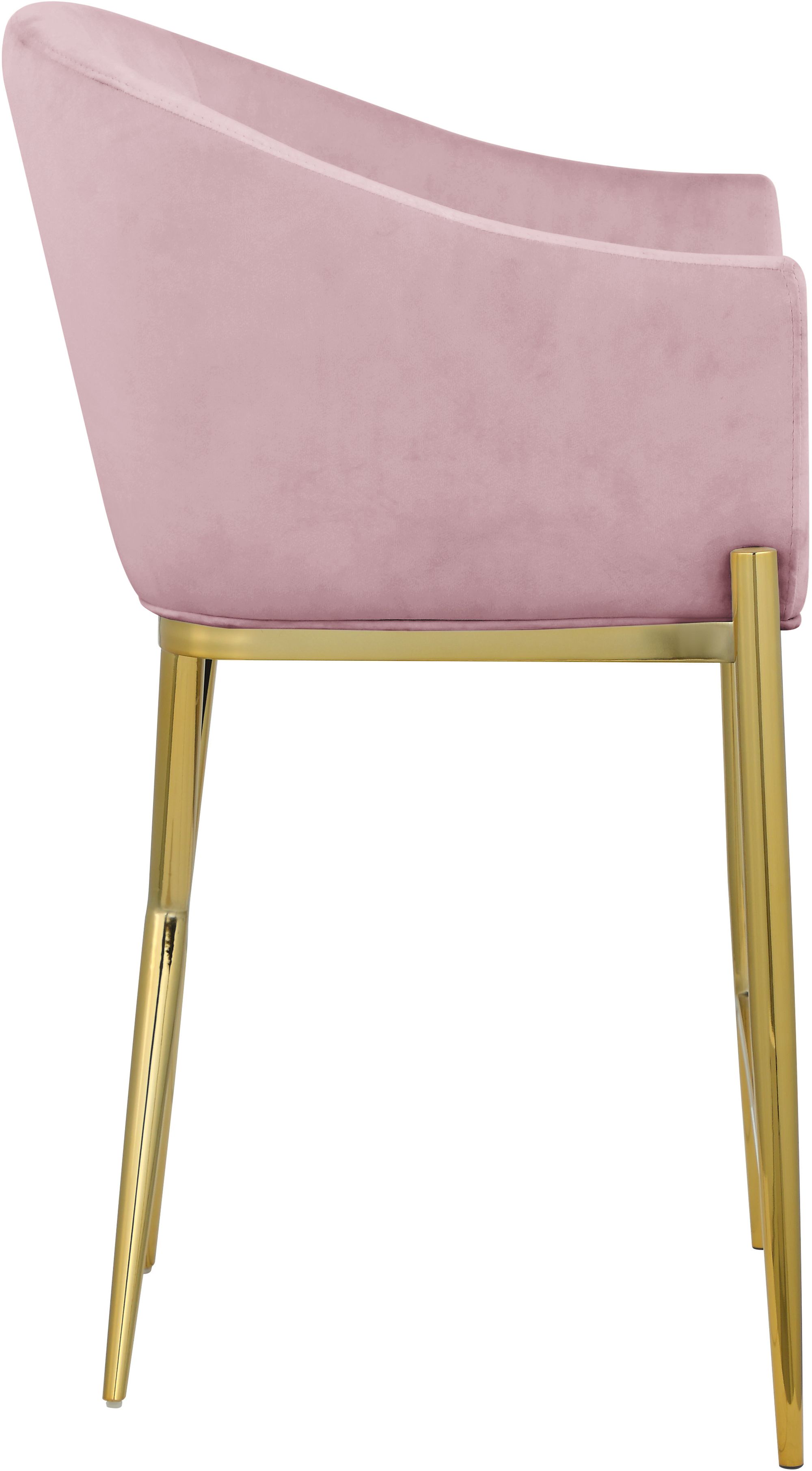 Xavier Counter Stool with Gold Metal Legs