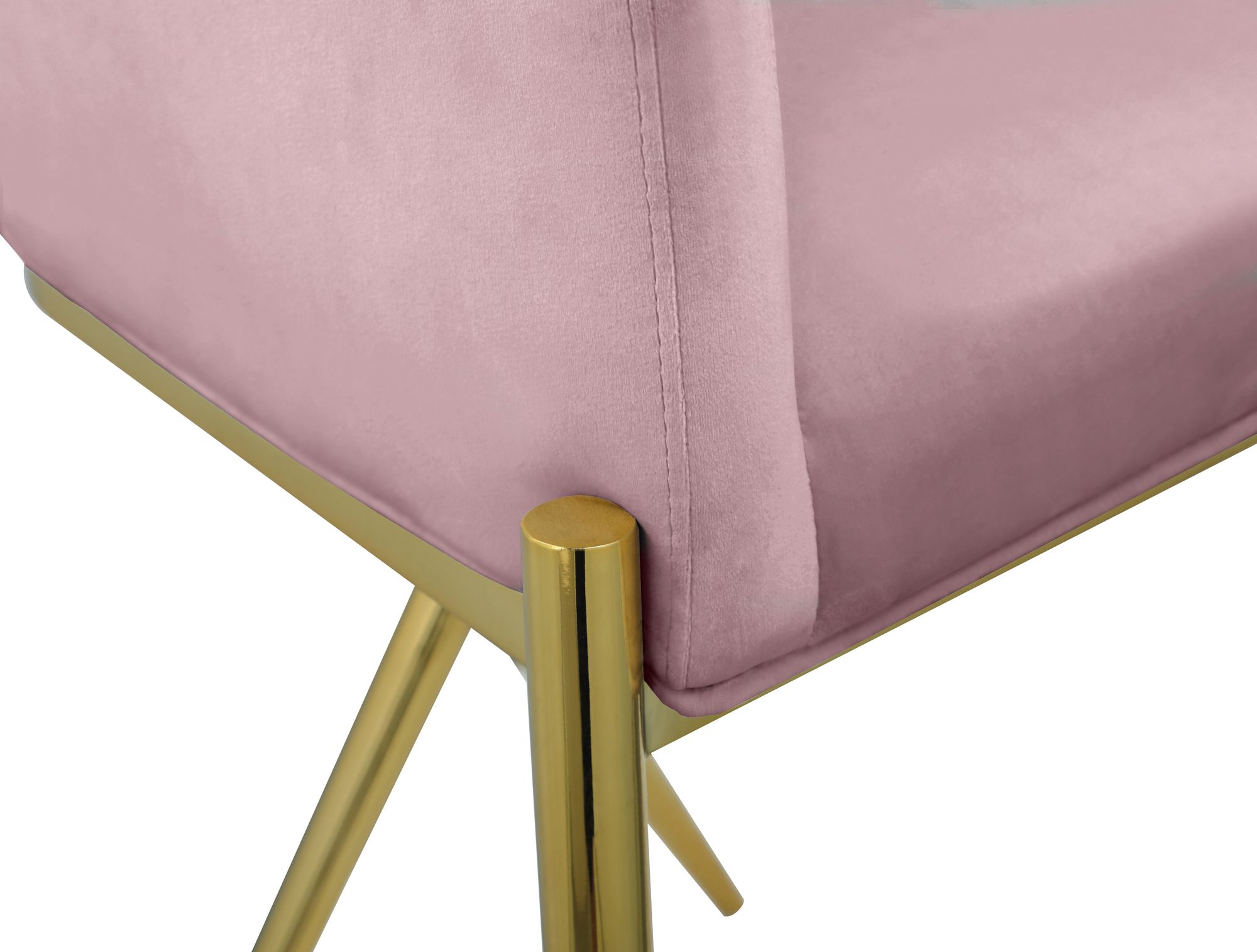 Xavier Counter Stool with Gold Metal Legs