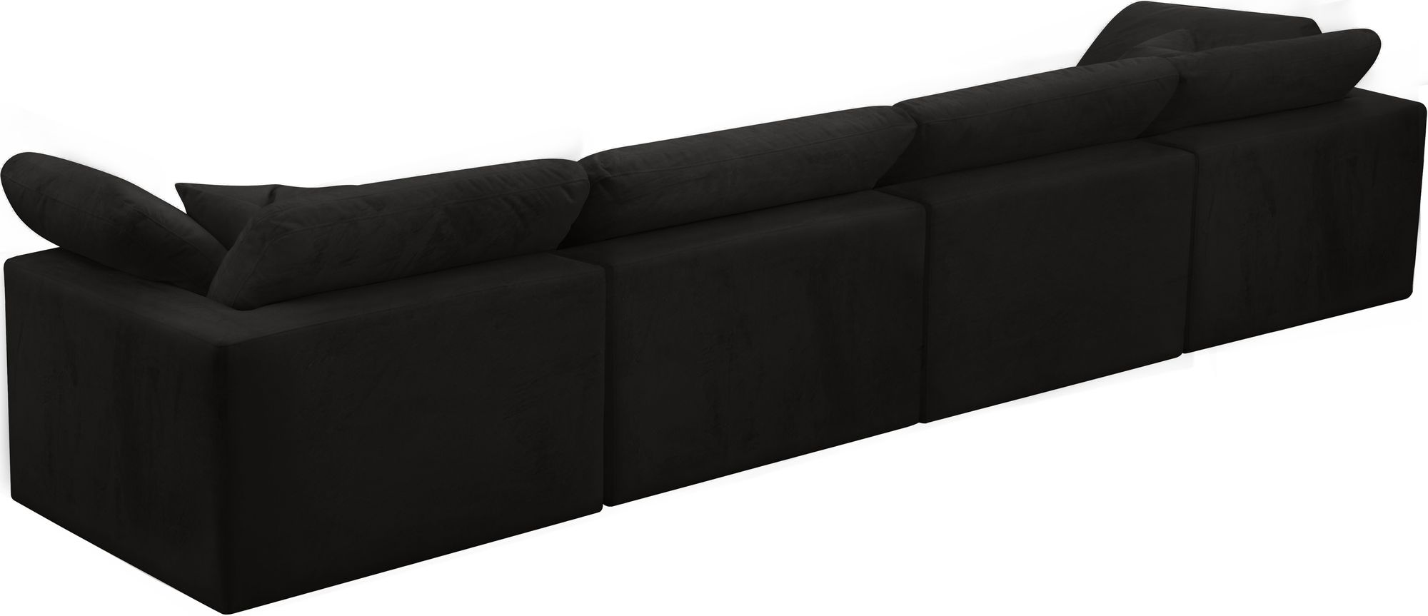 Cozy 158" Velvet Comfort Modular Sofa