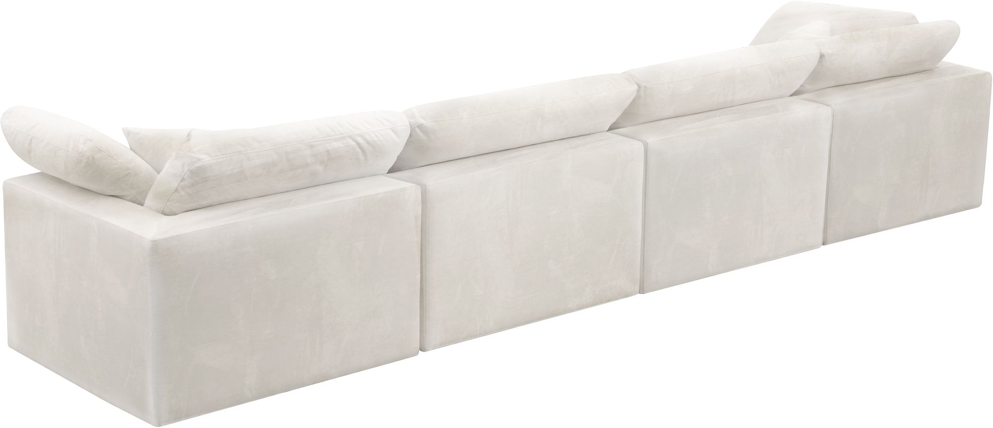 Cozy 158" Velvet Comfort Modular Sofa
