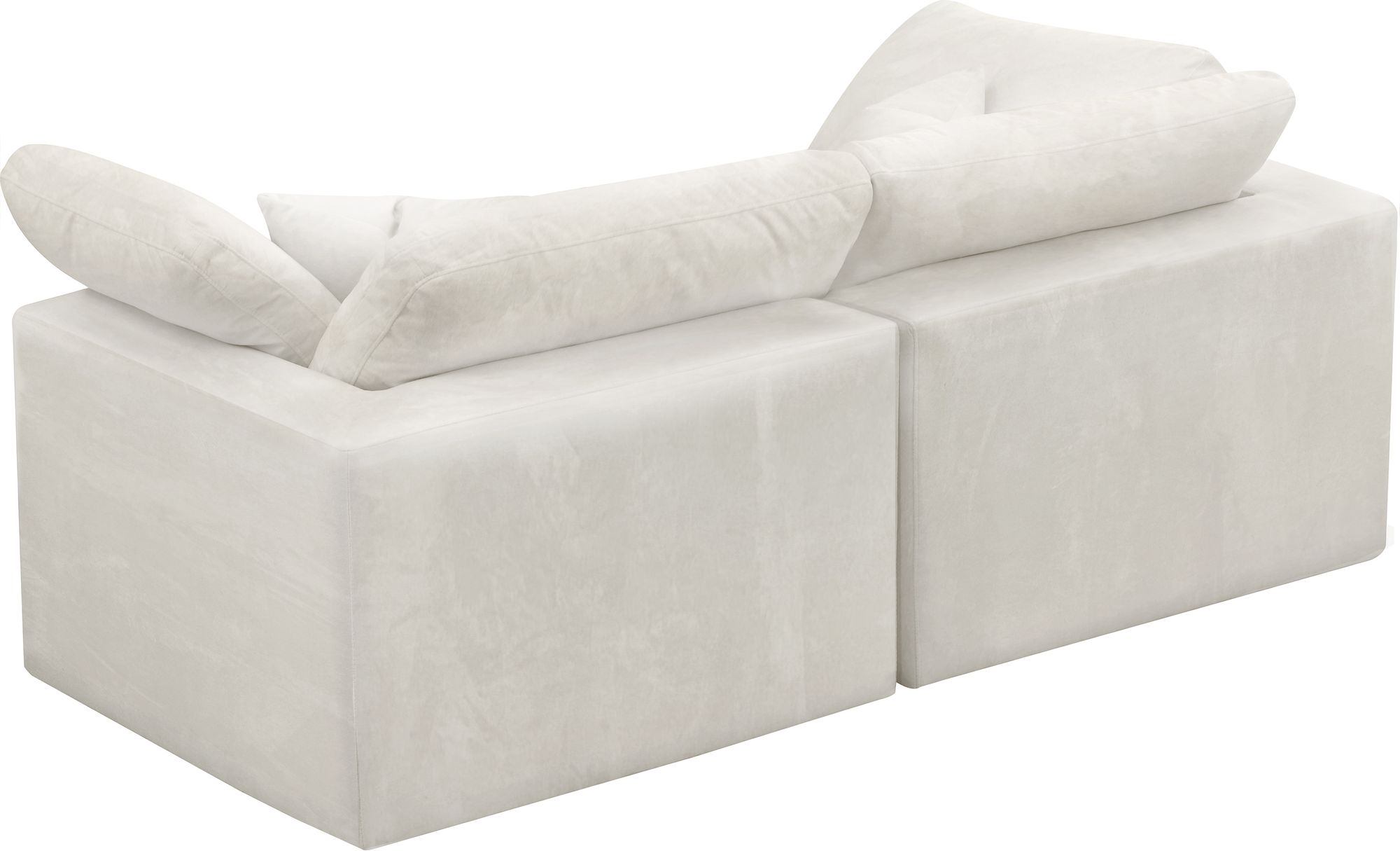 Cozy 80" Velvet Comfort Modular Sofa