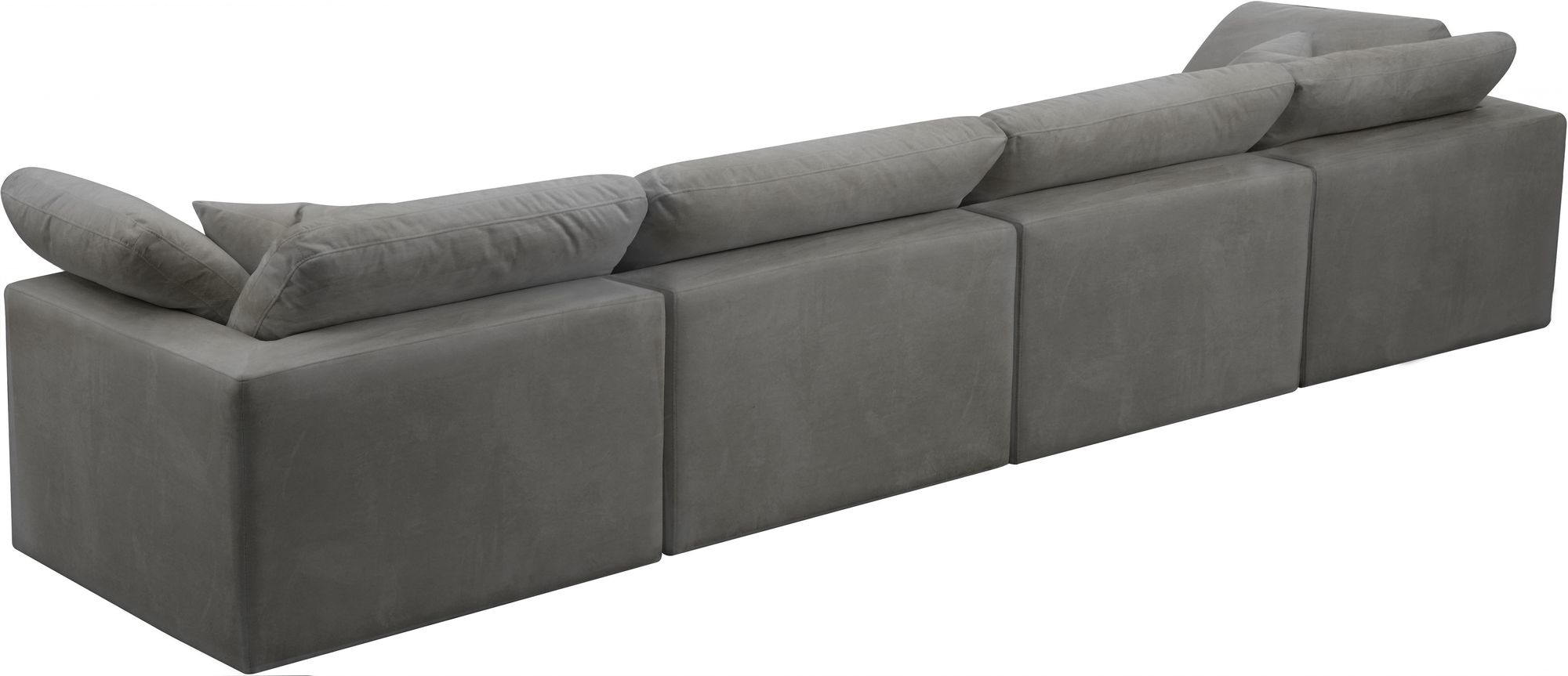 Cozy 158" Velvet Comfort Modular Sofa