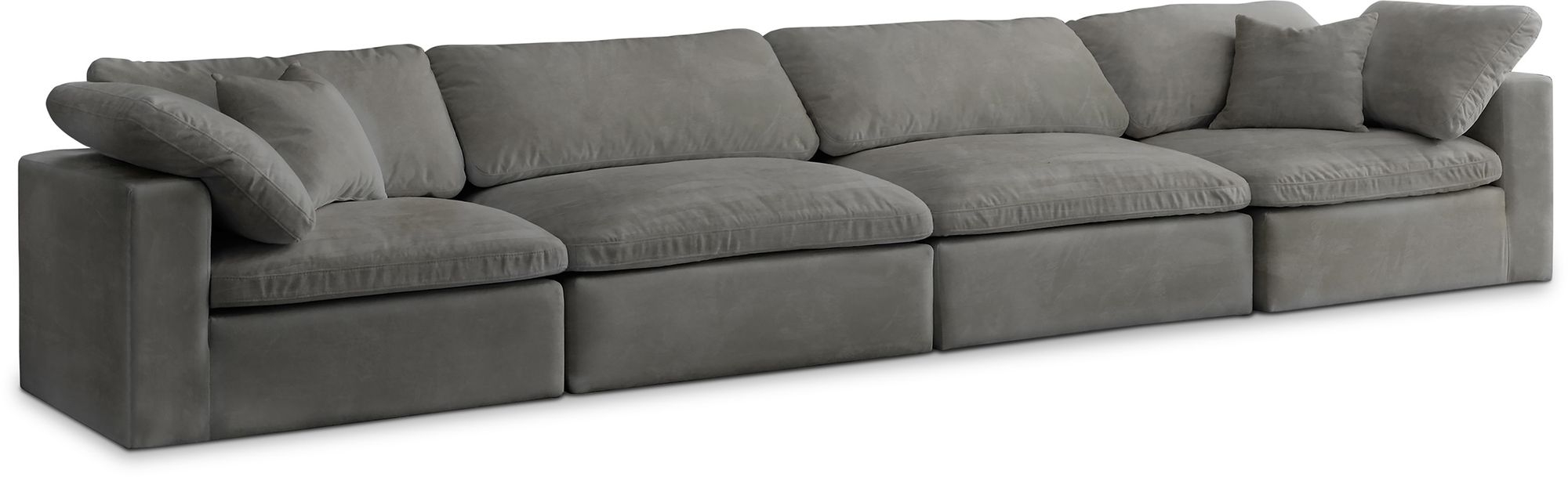 Cozy 158" Velvet Comfort Modular Sofa