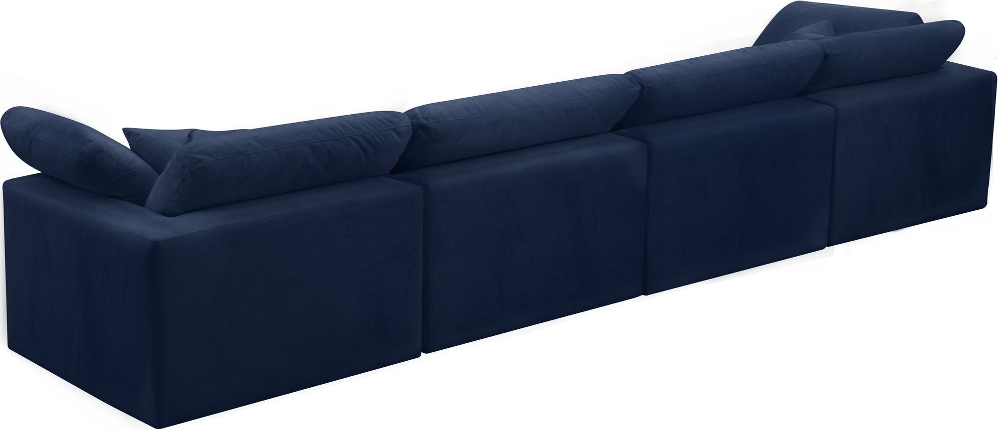Cozy 158" Velvet Comfort Modular Sofa