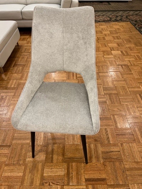 1239 Fabric Eco-Leather Swivel Dining Chair
