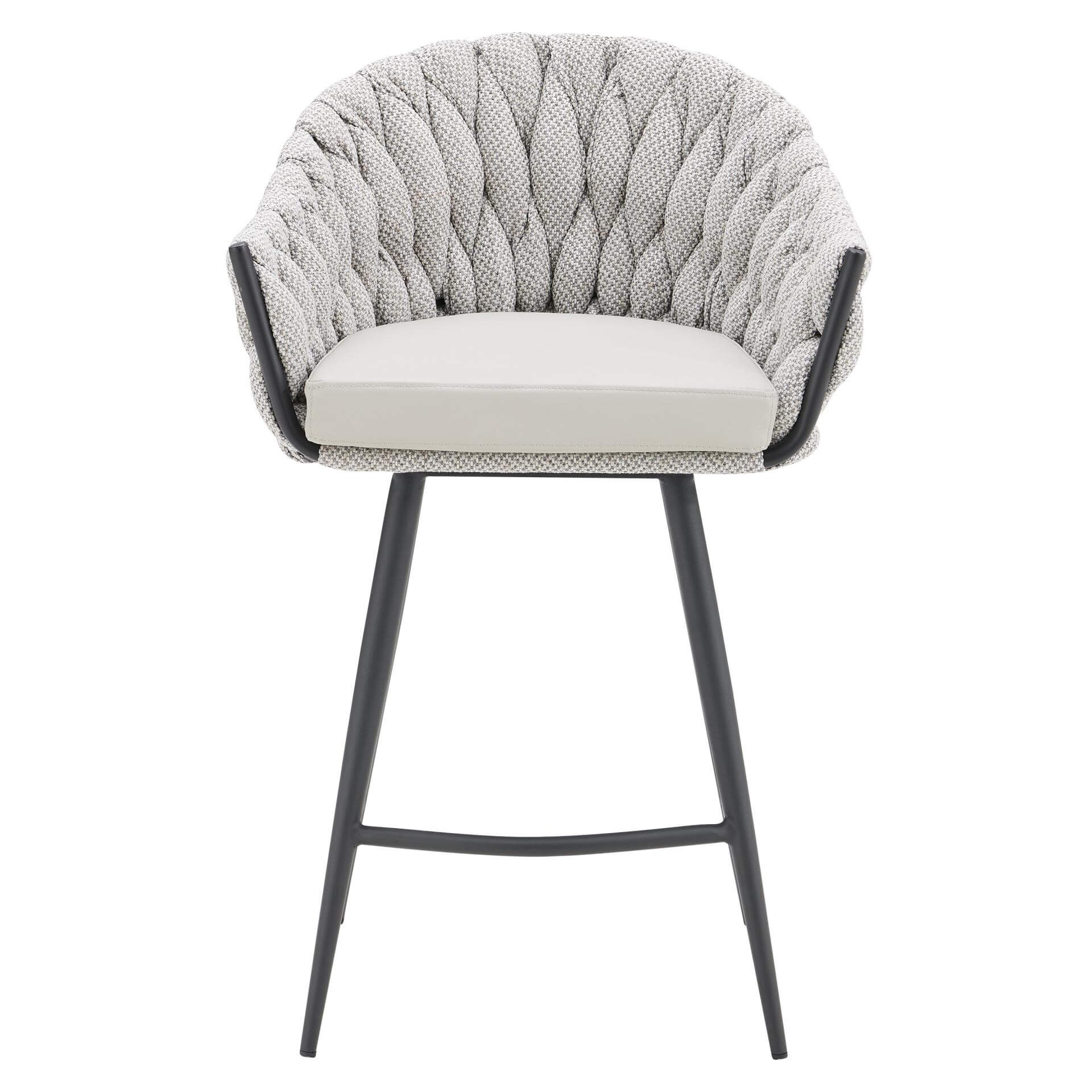 Fabian KD Fabric/PU Counter Stool