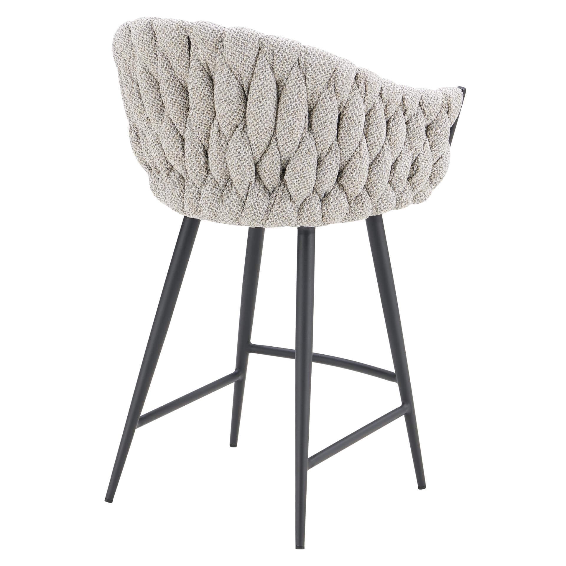 Fabian KD Fabric/PU Counter Stool