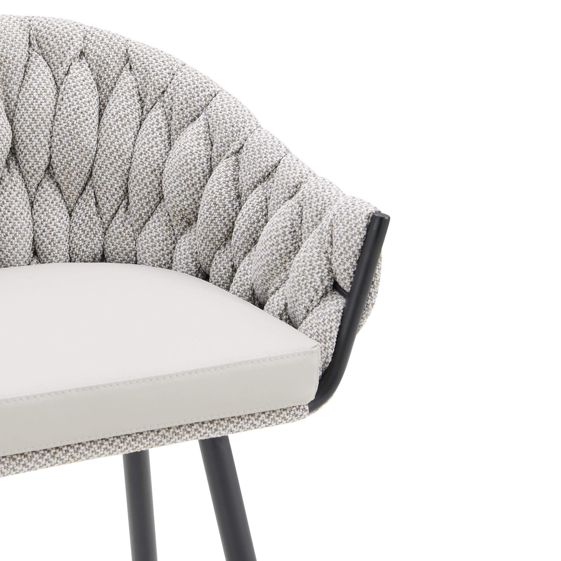 Fabian KD Fabric/PU Barstool
