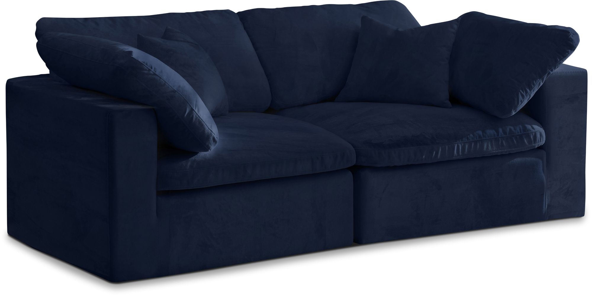 Cozy 80" Velvet Comfort Modular Sofa
