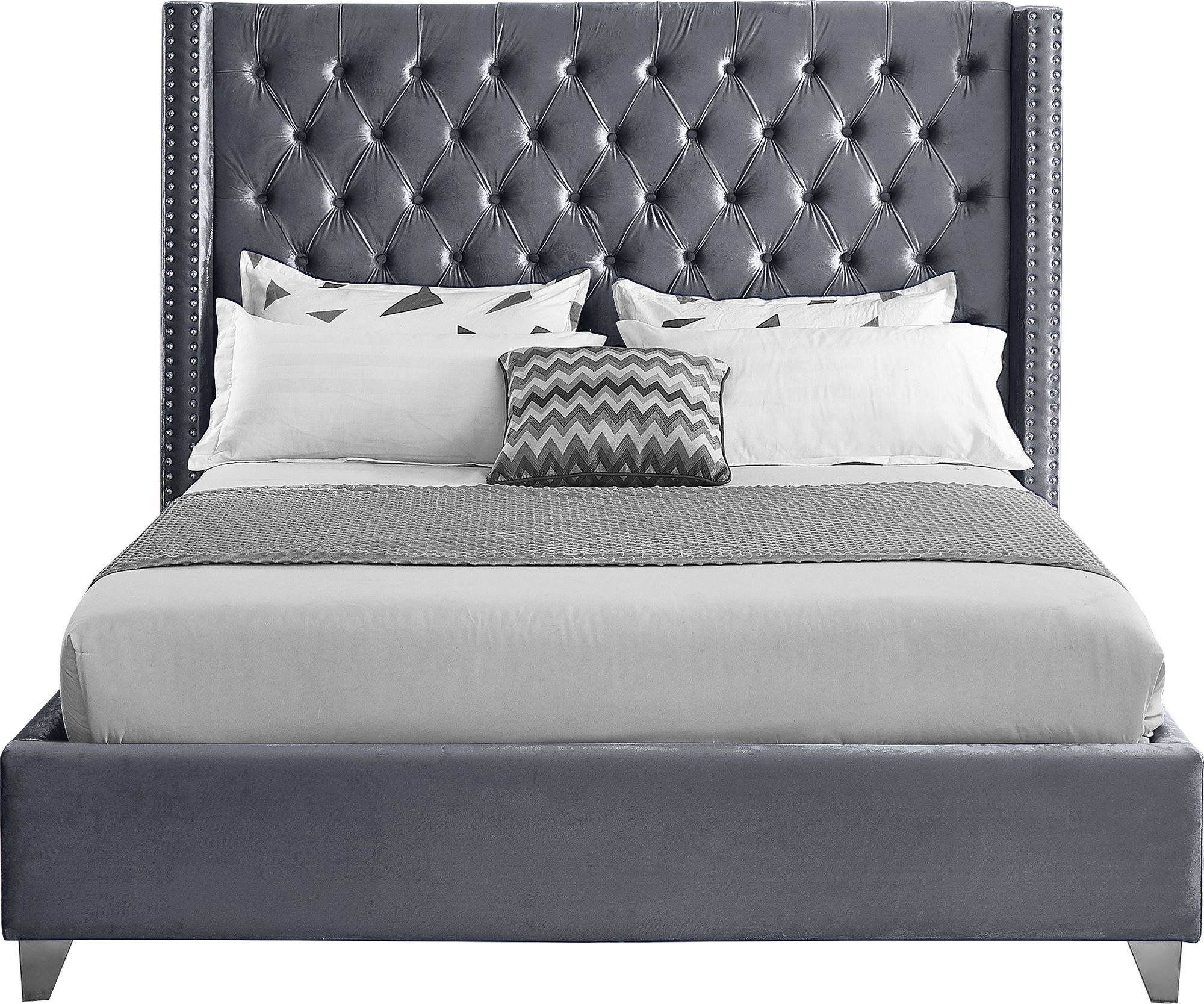 Aiden Velvet Bed