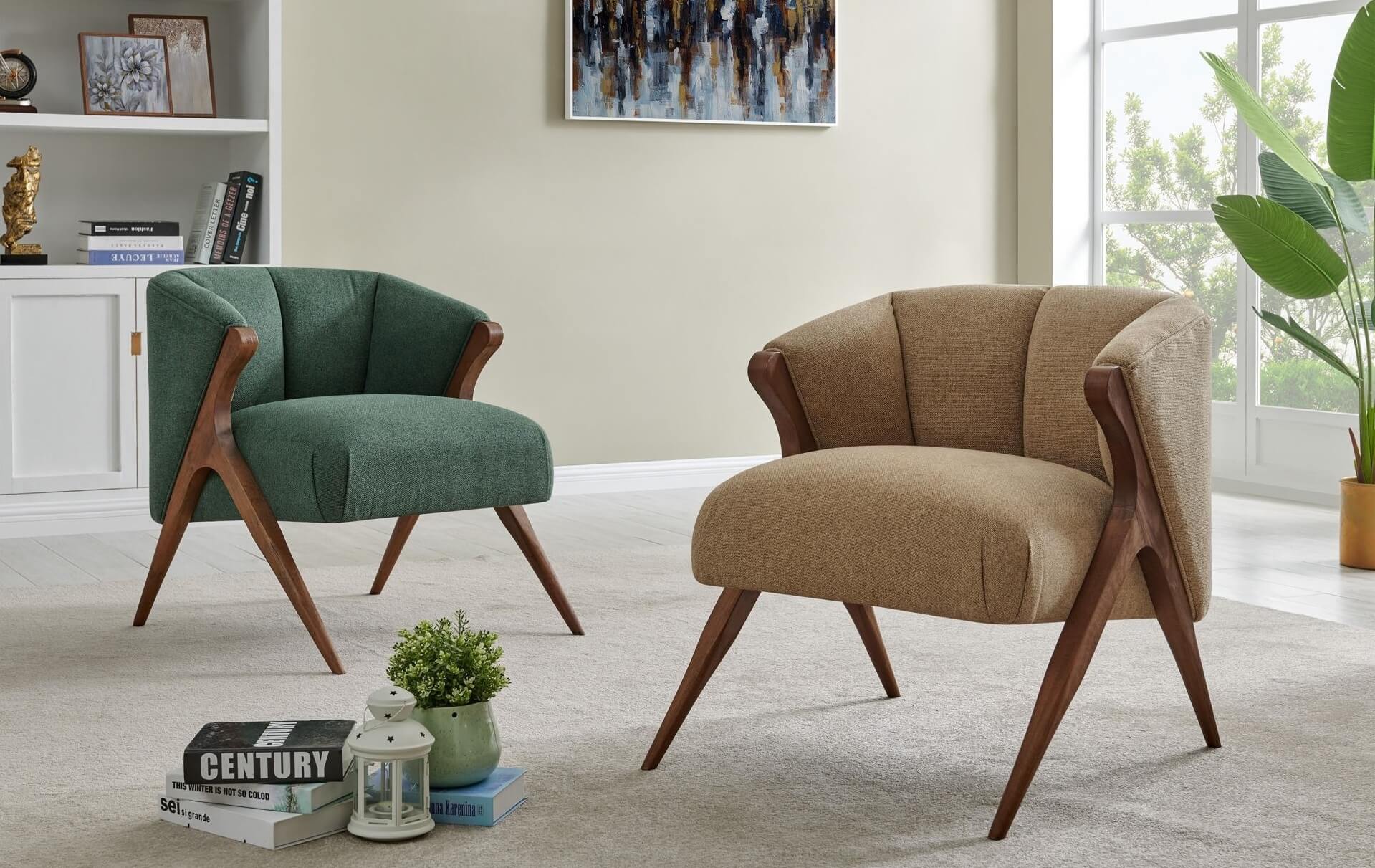 Florence Fabric Accent Chair