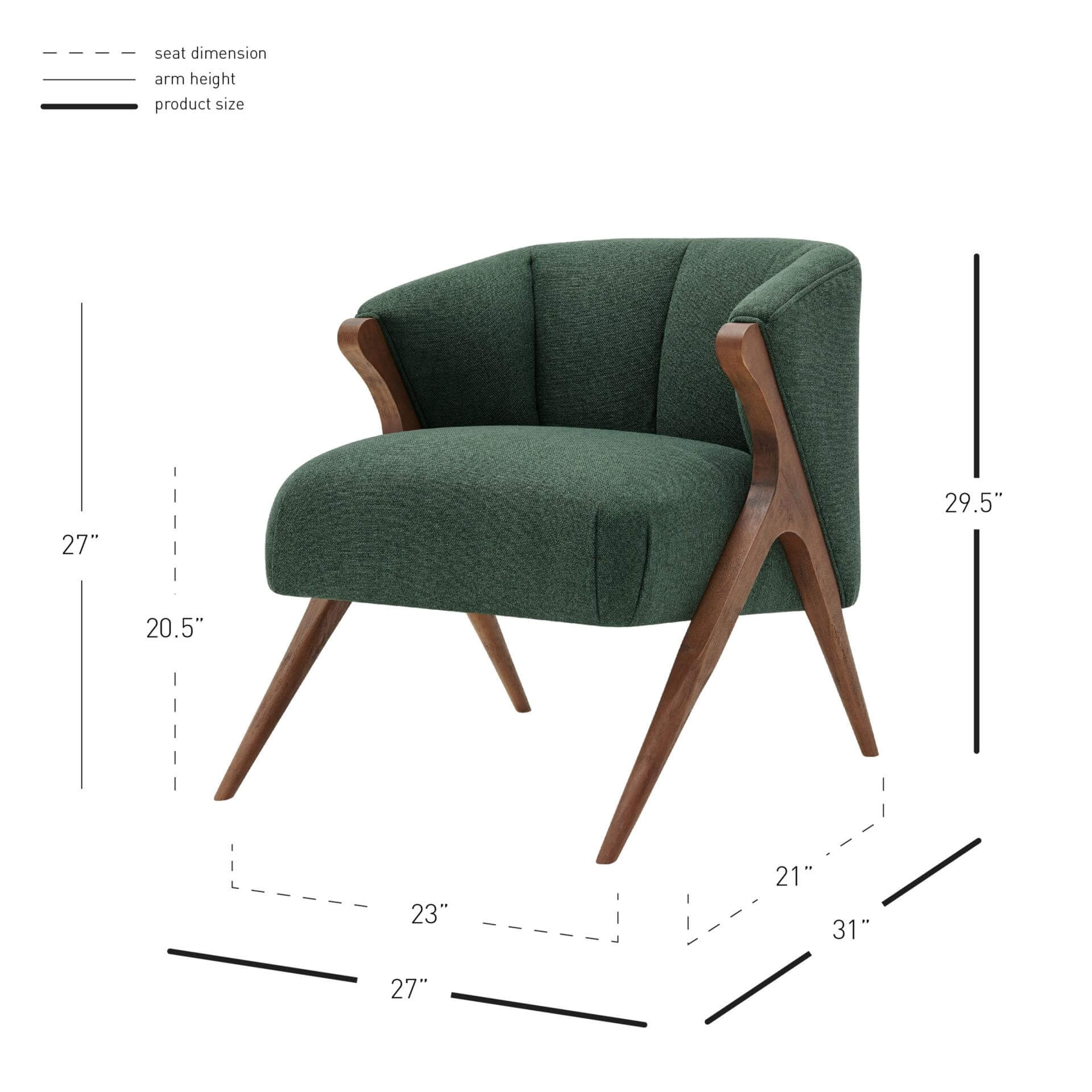 Florence Fabric Accent Chair