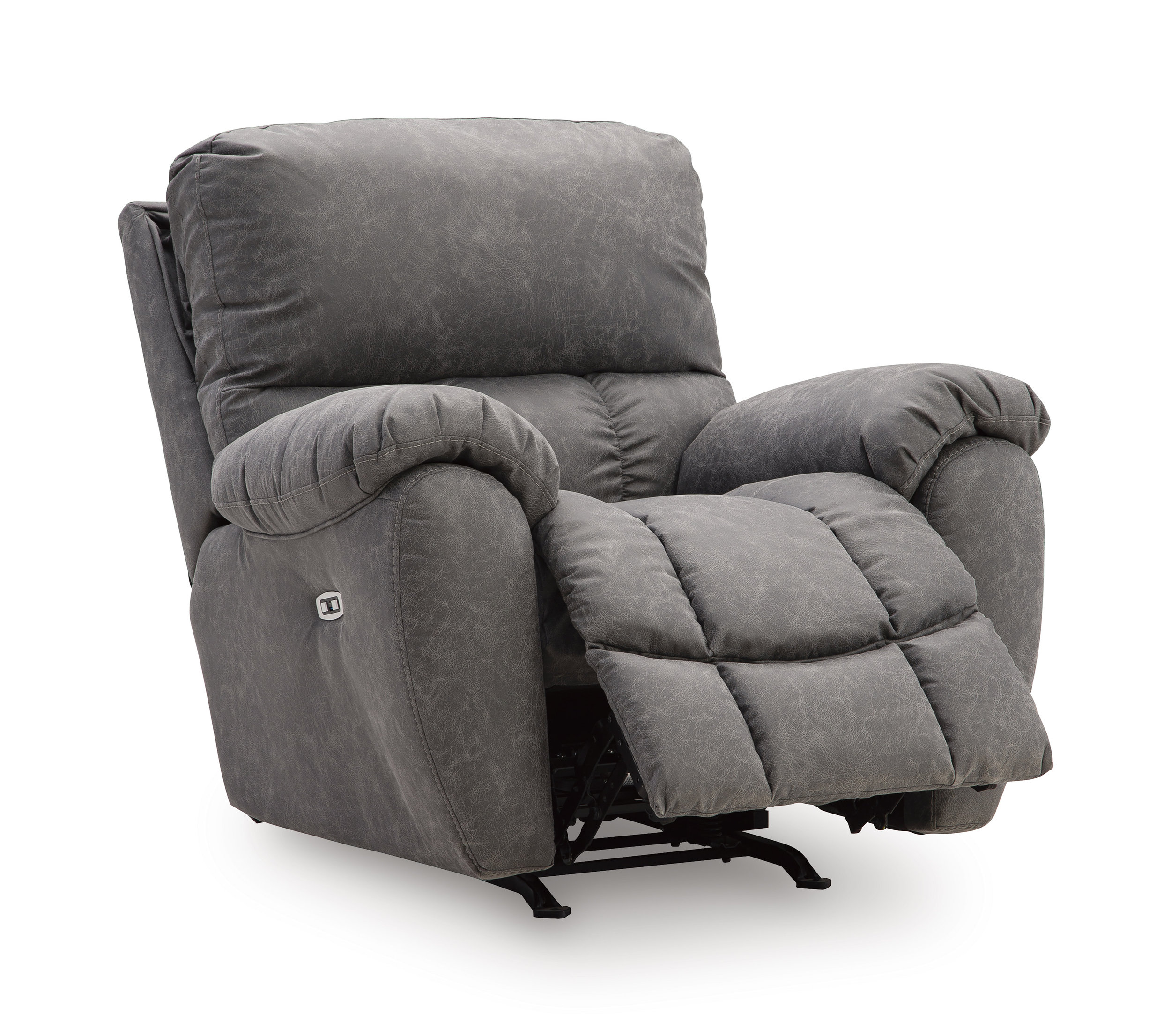 Bakerstein Faux Leather Power Reclining Living Room Set with Adjustable Headrest