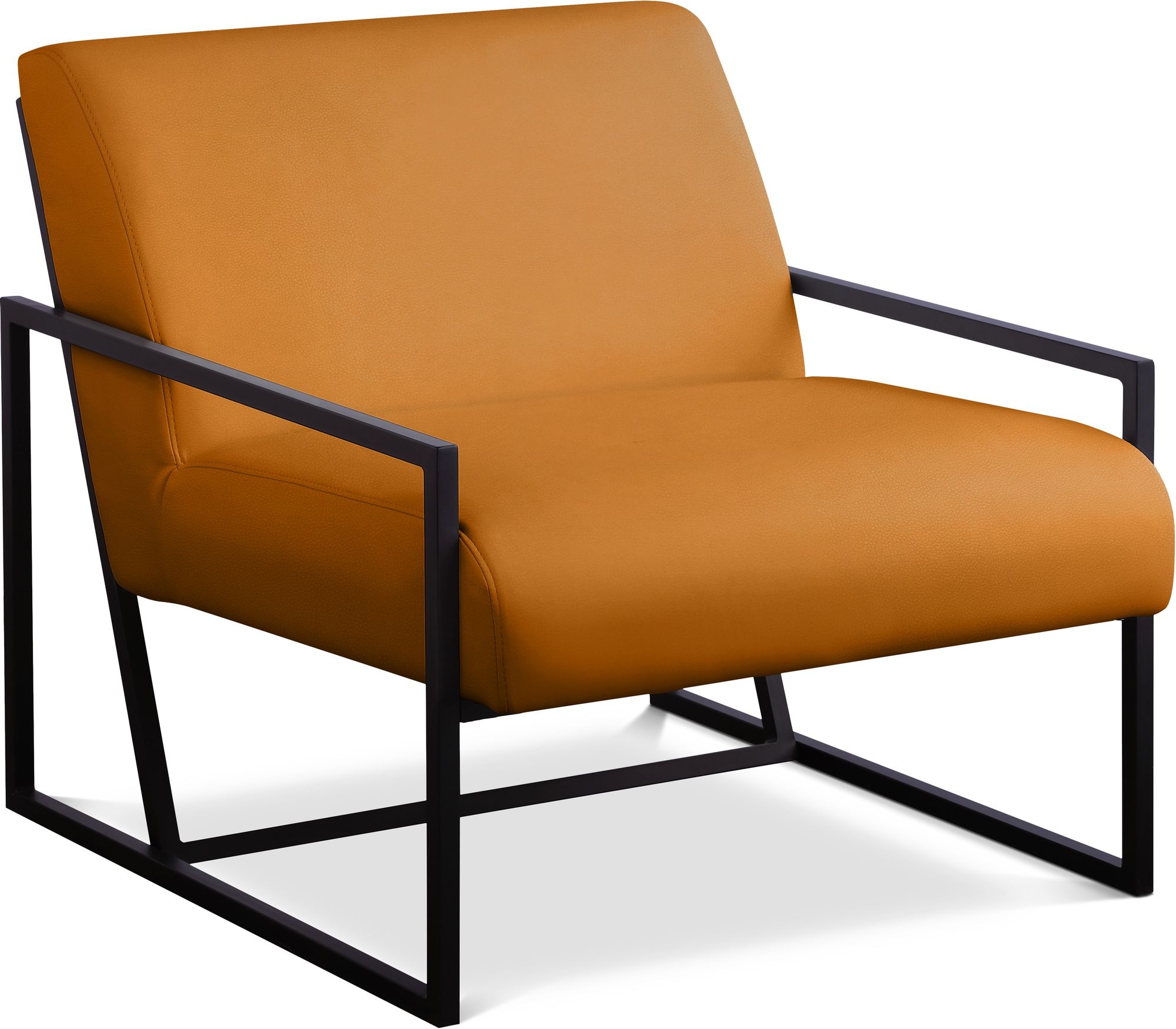 Industry Faux Leather Accent Chair