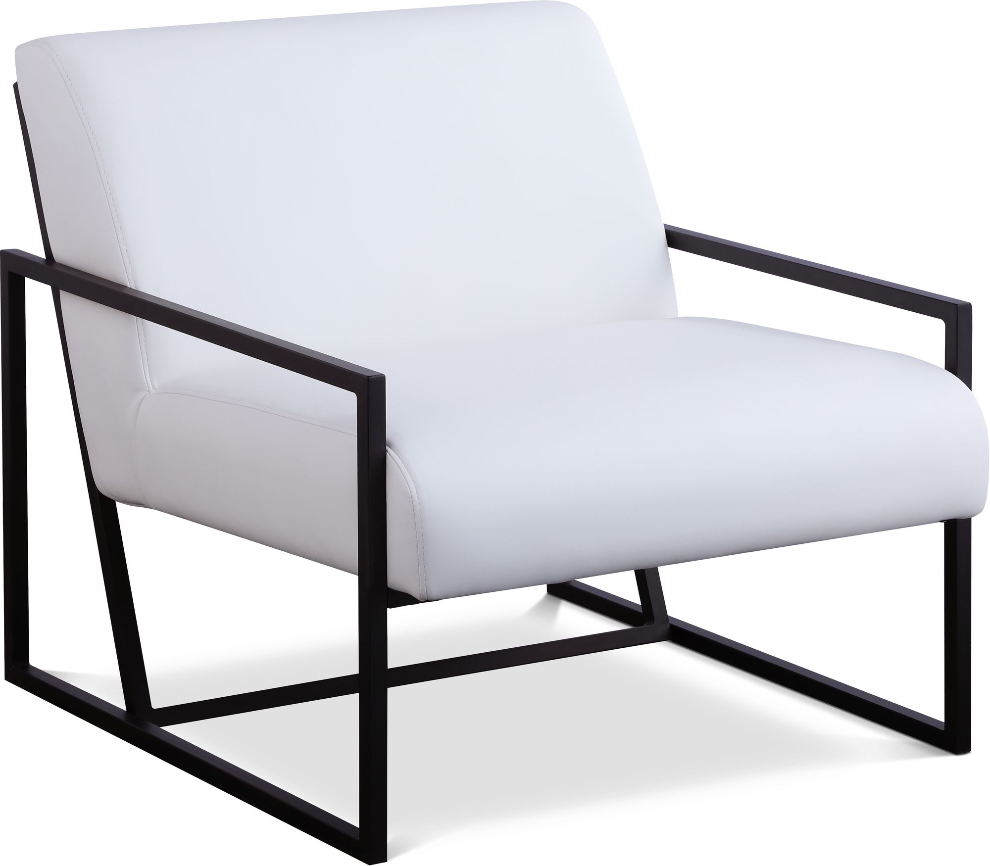 Industry Faux Leather Accent Chair