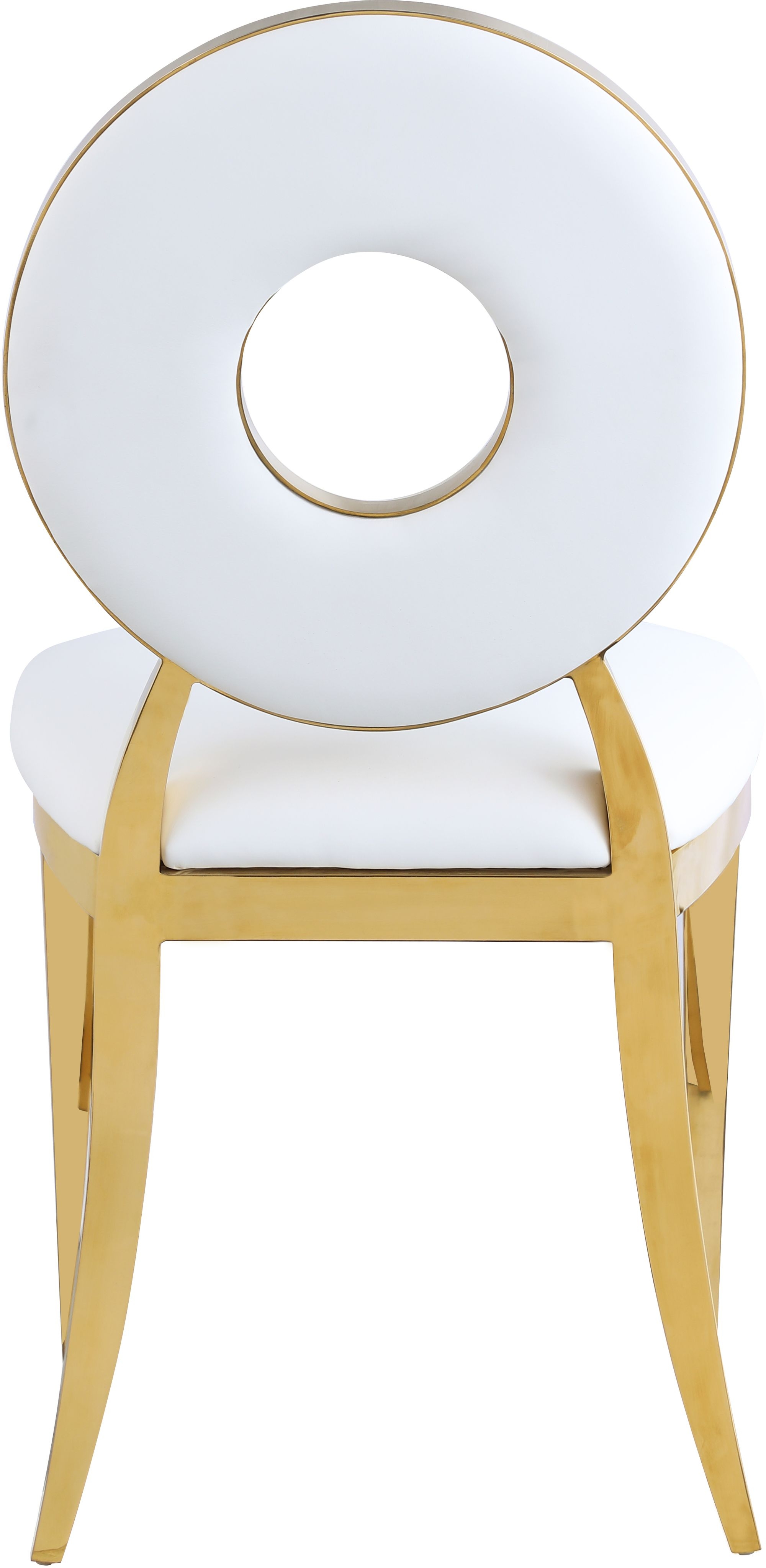 Carousel Velvet Dining Chair with Stainless Steel Frame