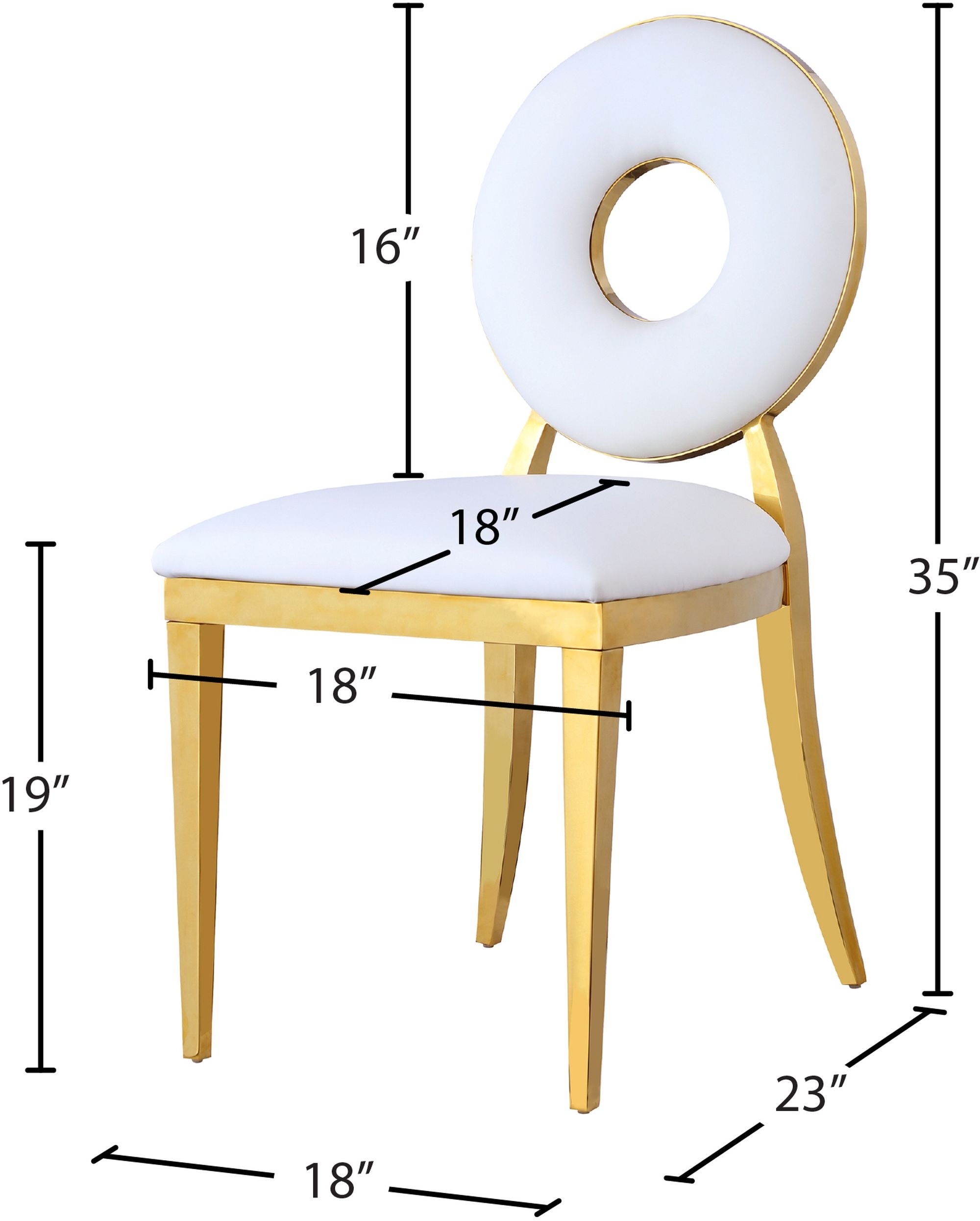 Carousel Velvet Dining Chair with Stainless Steel Frame
