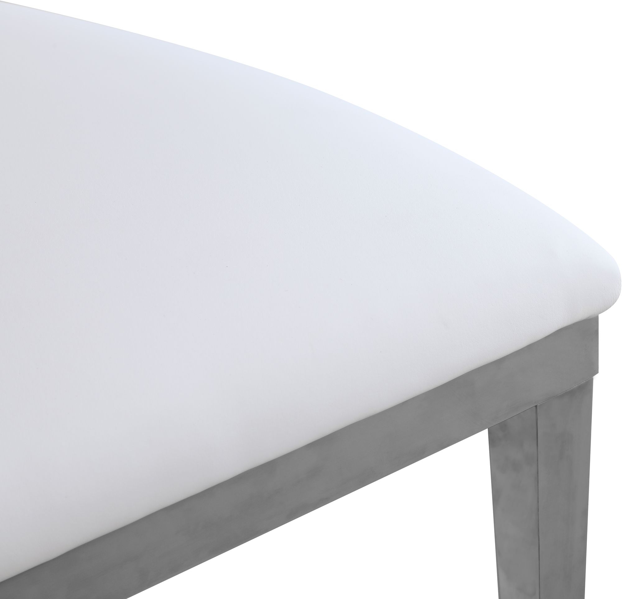 Carousel Velvet Dining Chair with Stainless Steel Frame