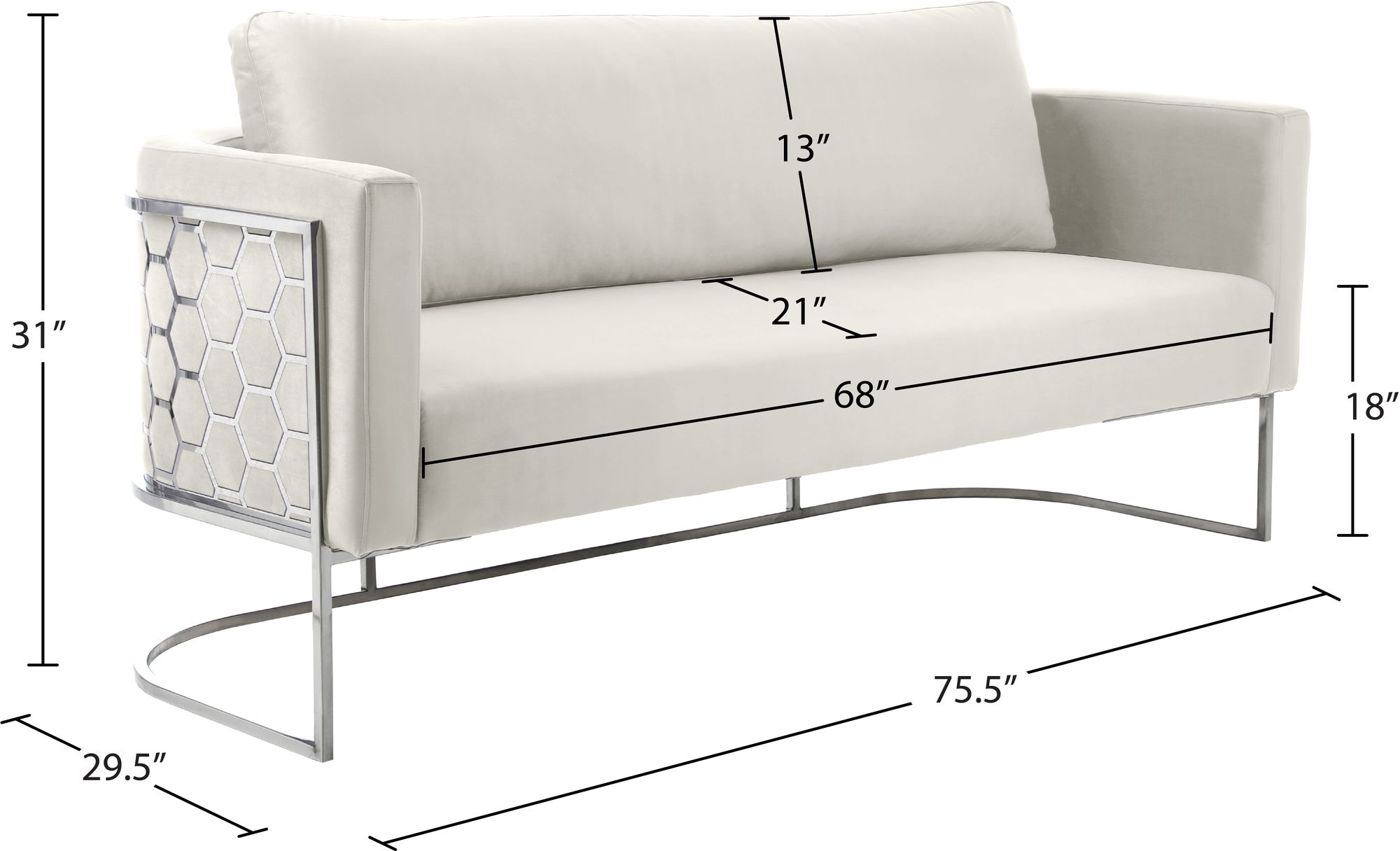 Casa Velvet Sofa
