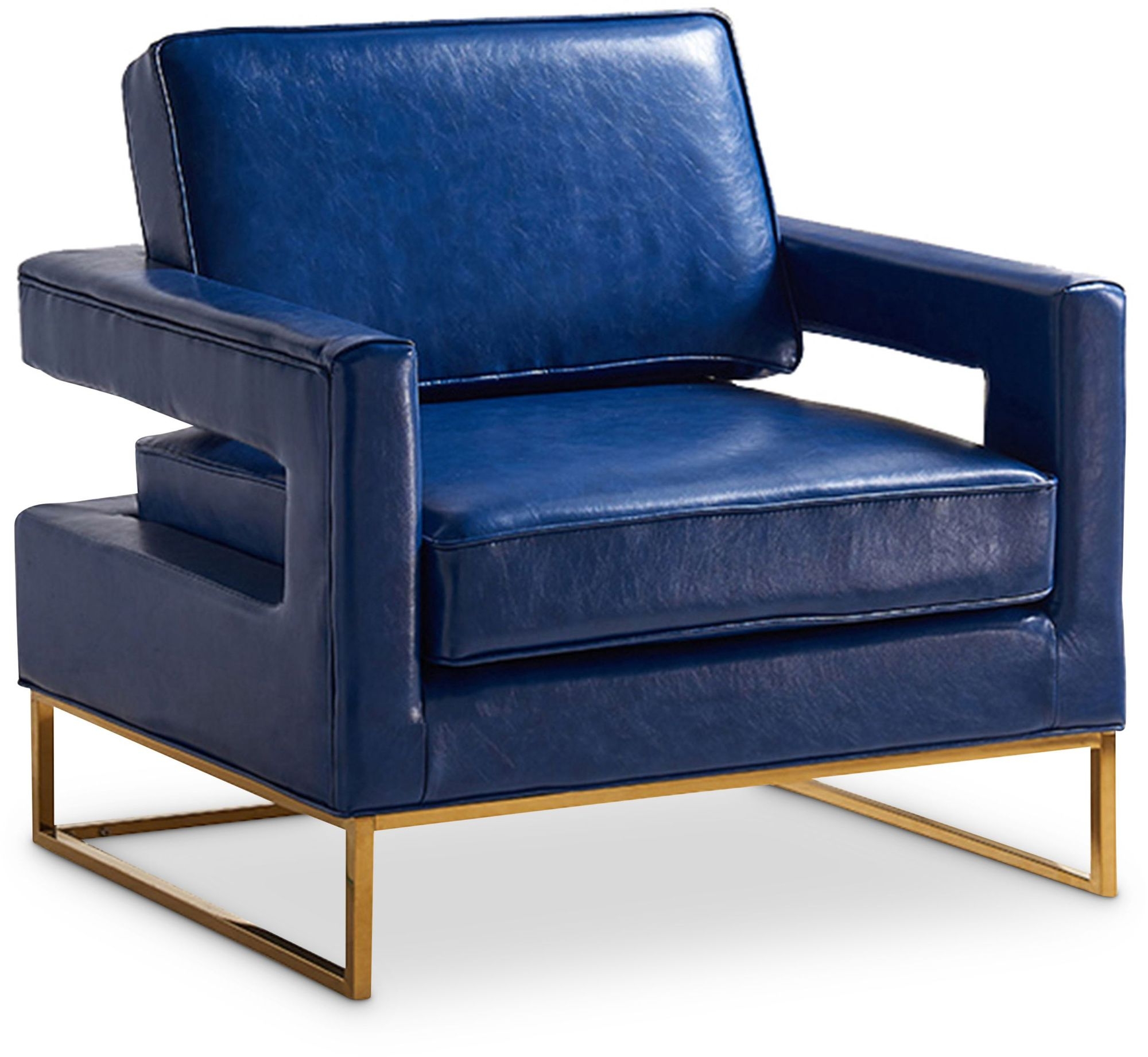 Amelia Faux Leather Accent Chair