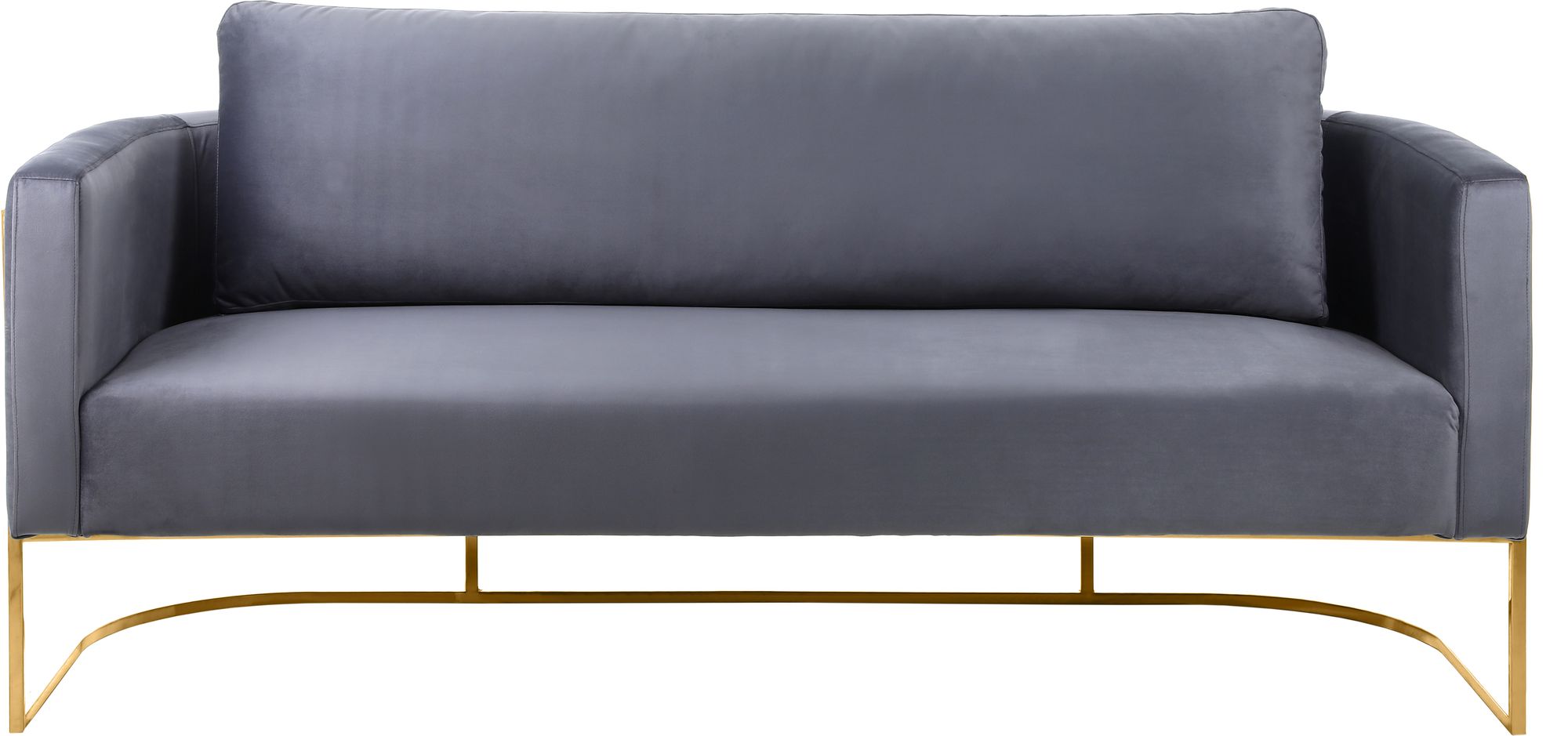 Casa Velvet Sofa with Gold Base