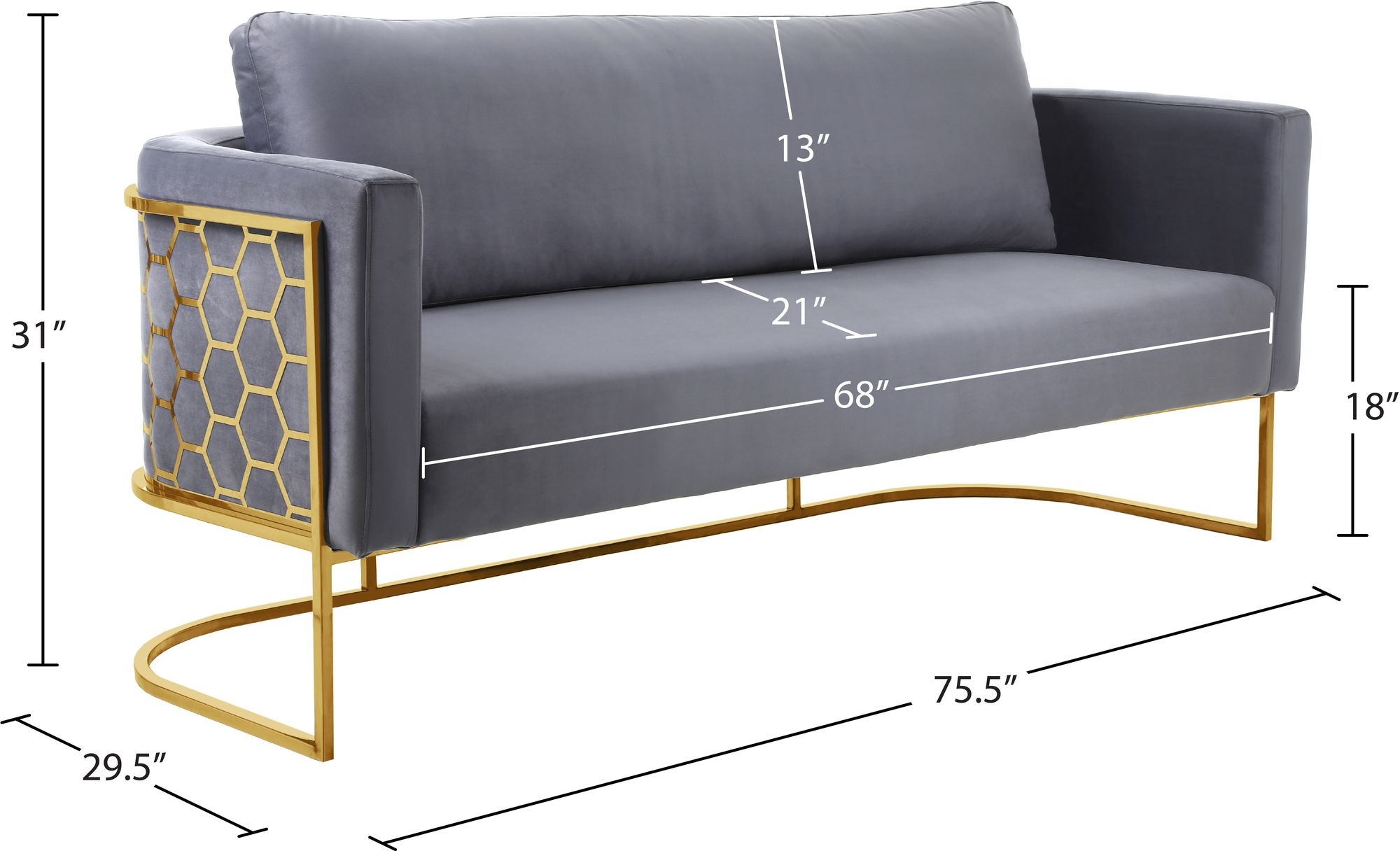Casa Velvet Sofa