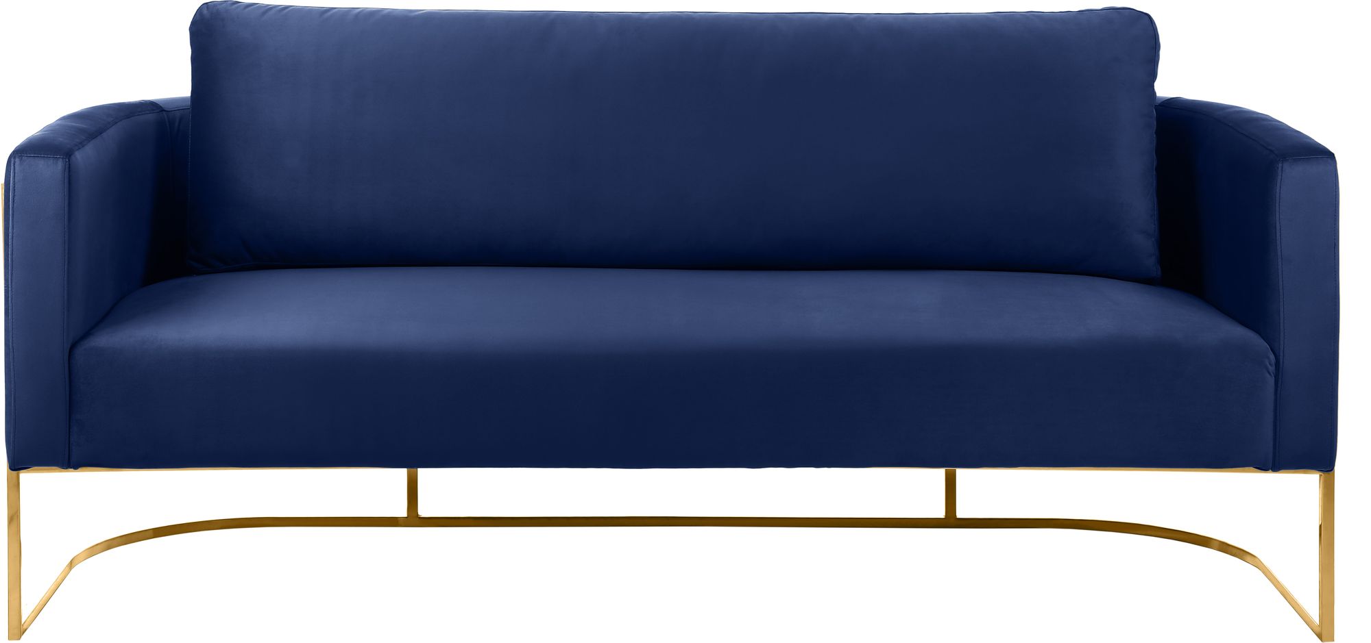 Casa Velvet Sofa with Gold Base