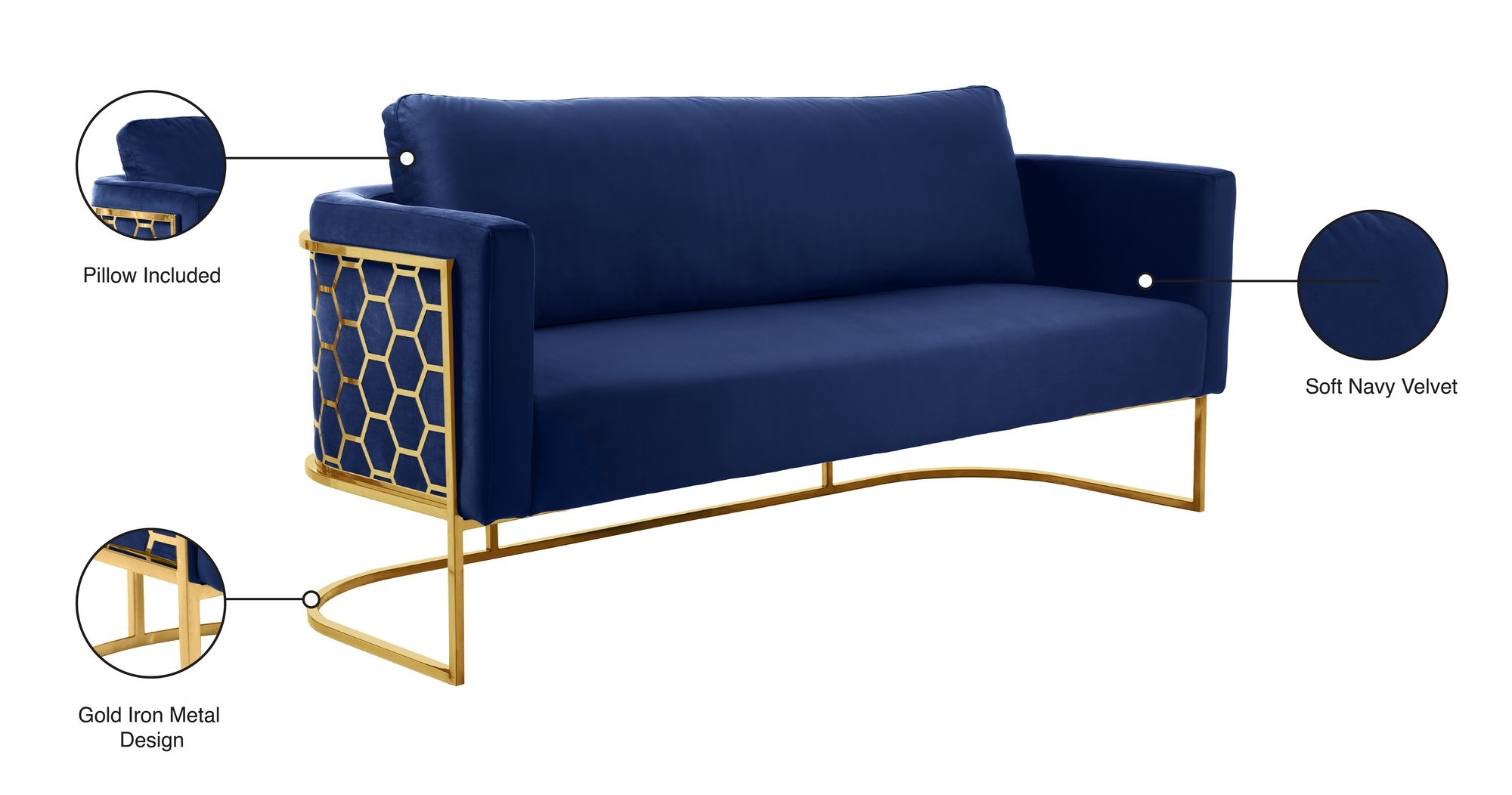 Casa Velvet Sofa