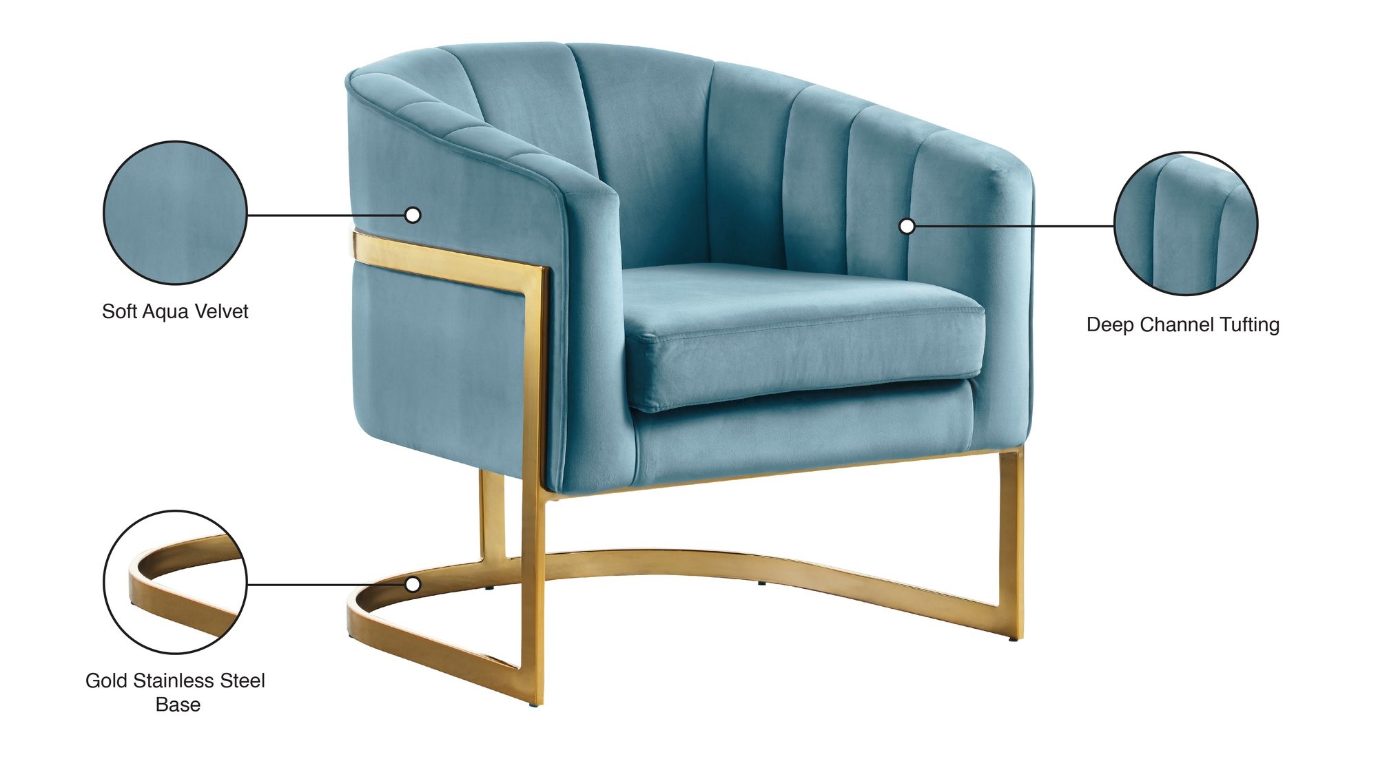 Carter Velvet Accent Chair
