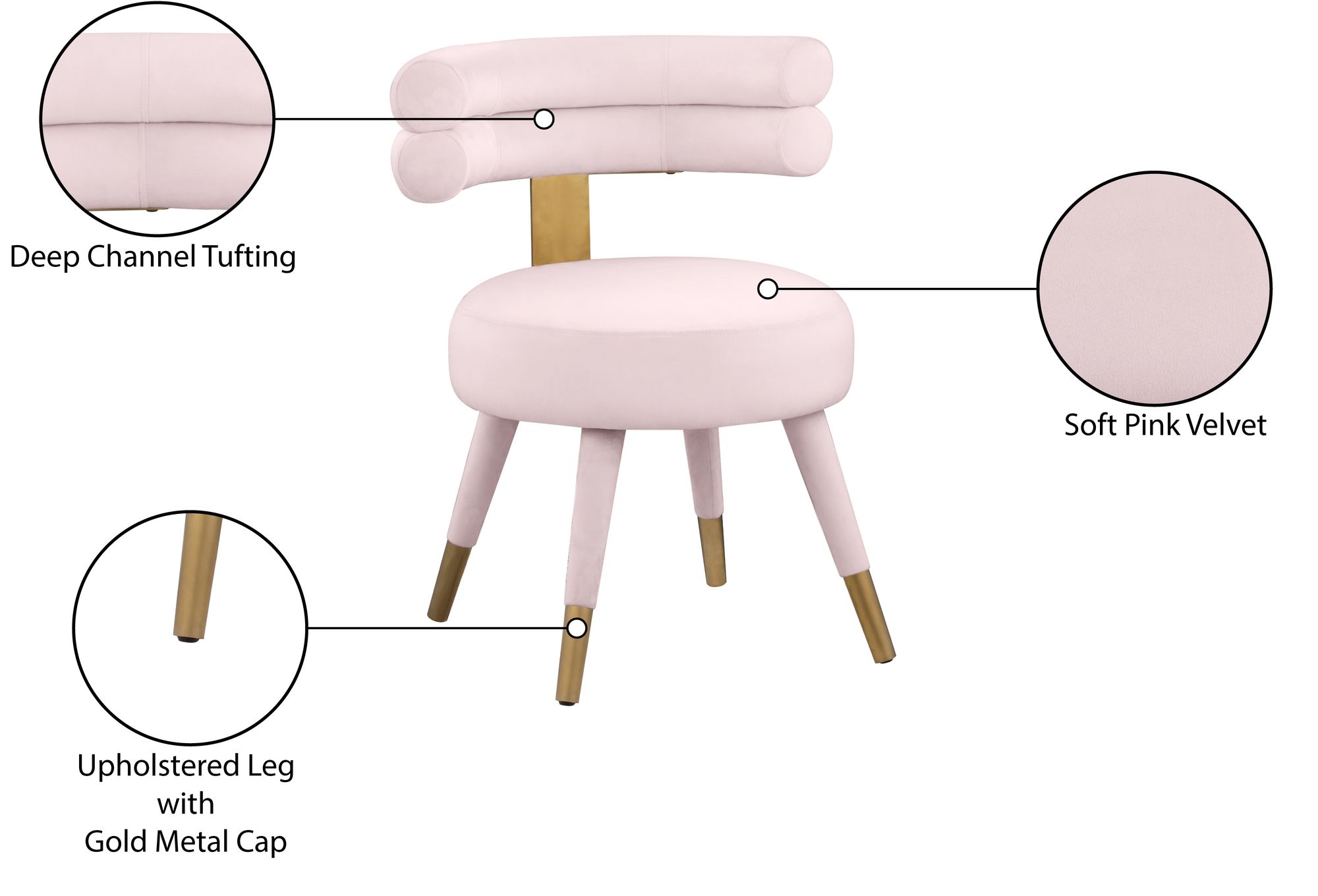 Fitzroy Velvet Dining Chair
