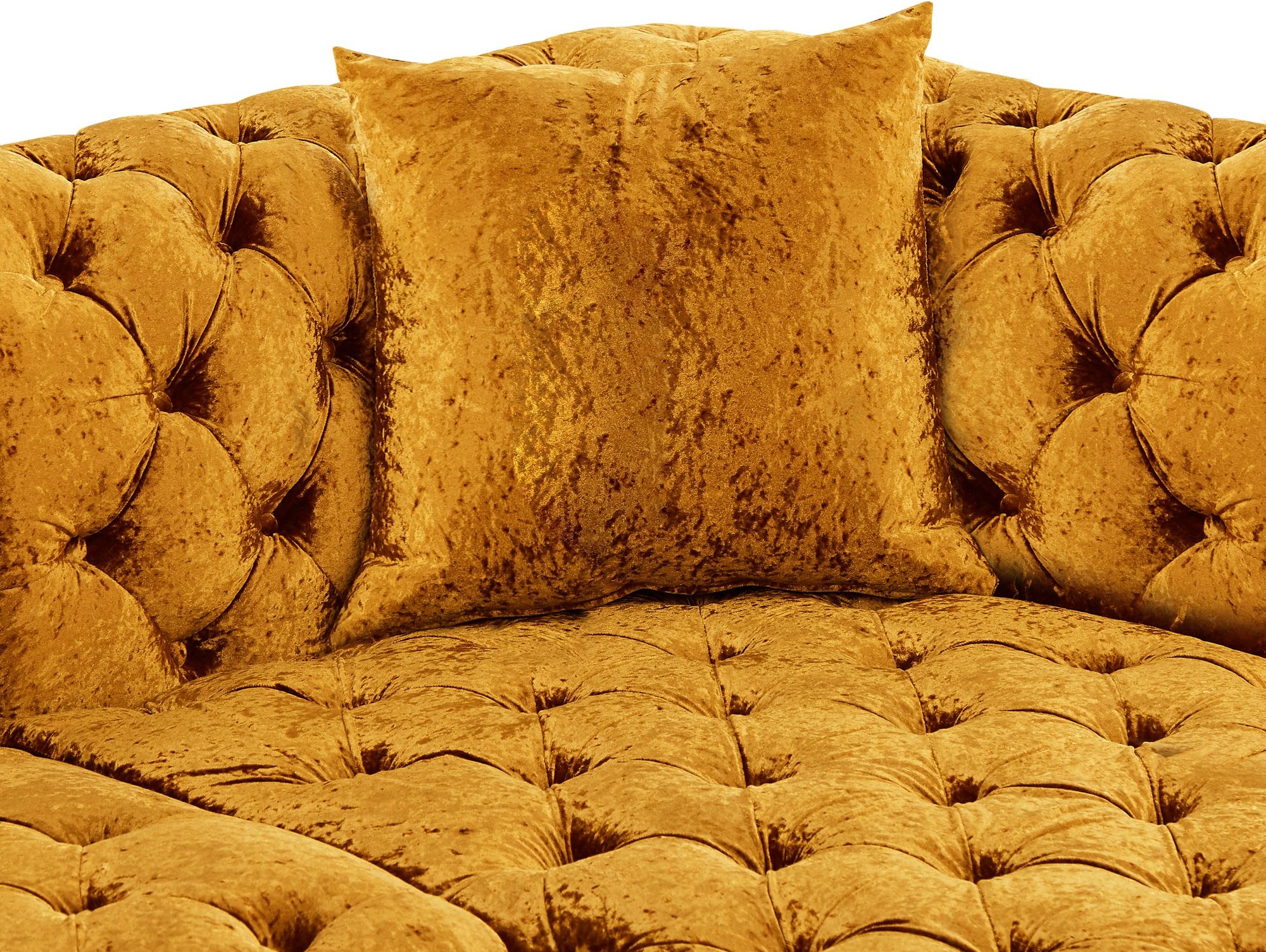 Coco 133" 3-Piece Velvet Sectional