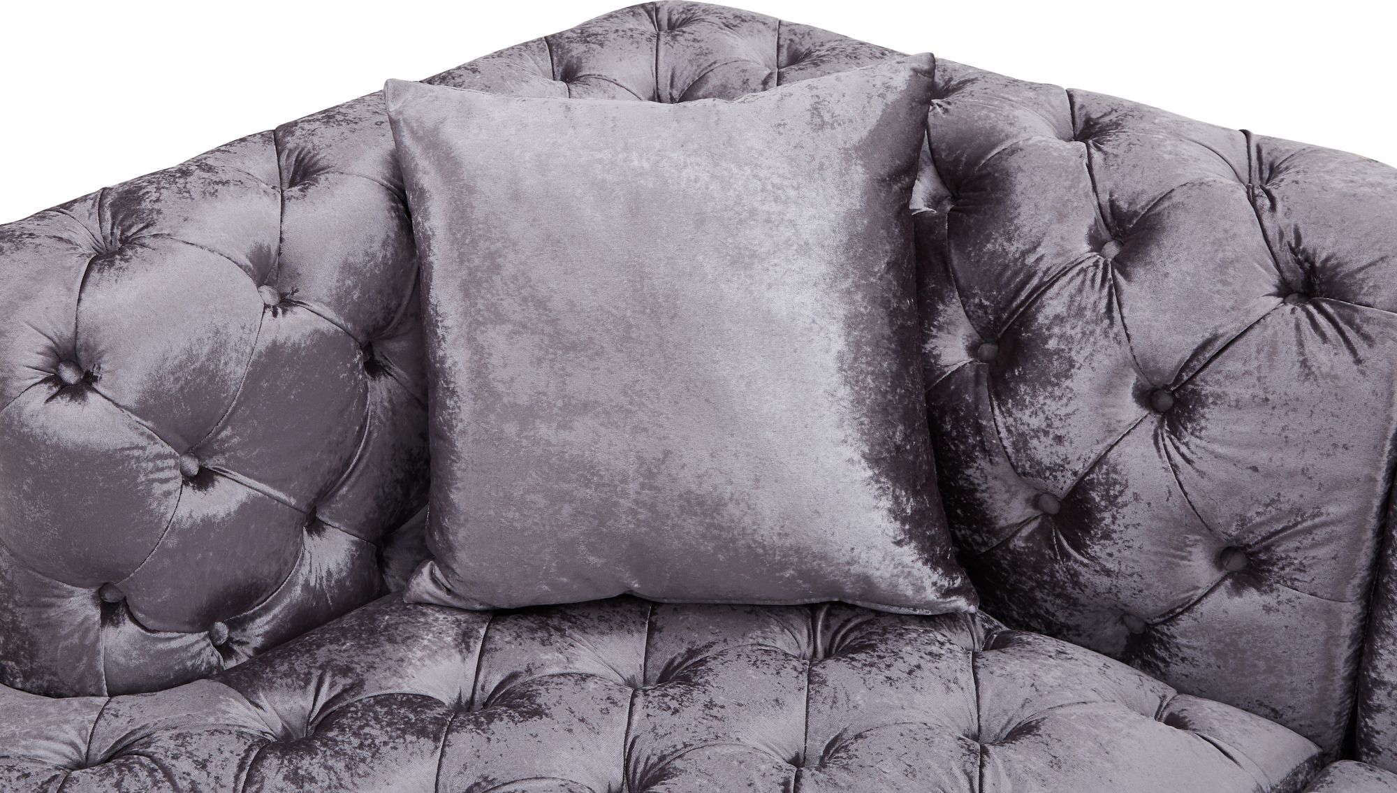 Coco 133" 3-Piece Velvet Sectional