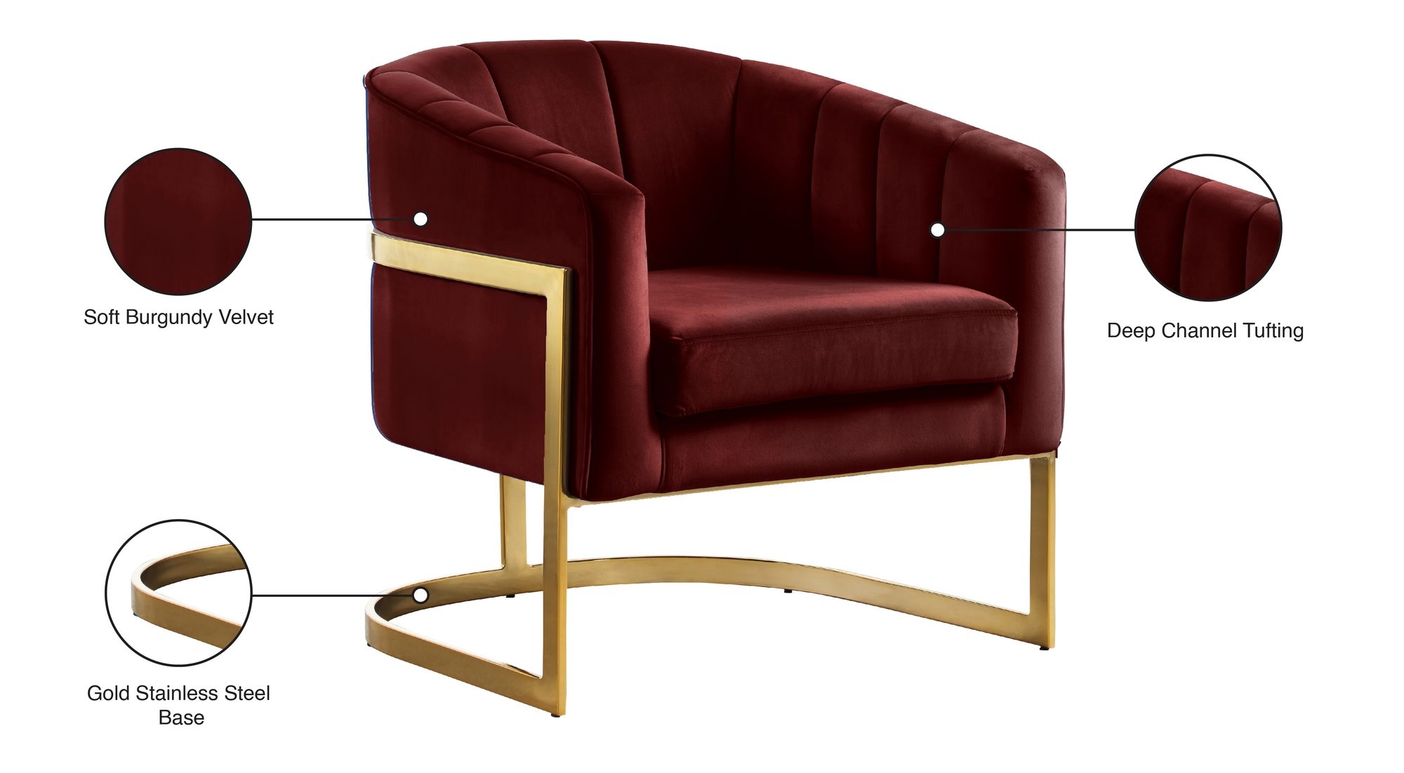 Carter Velvet Accent Chair
