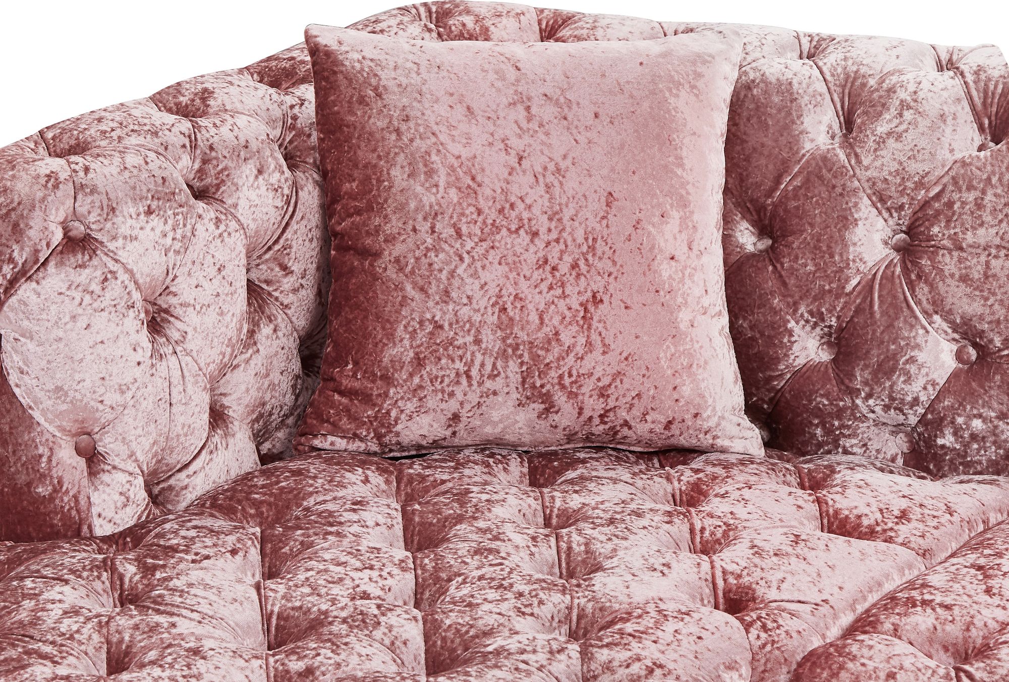 Coco 133" 3-Piece Velvet Sectional