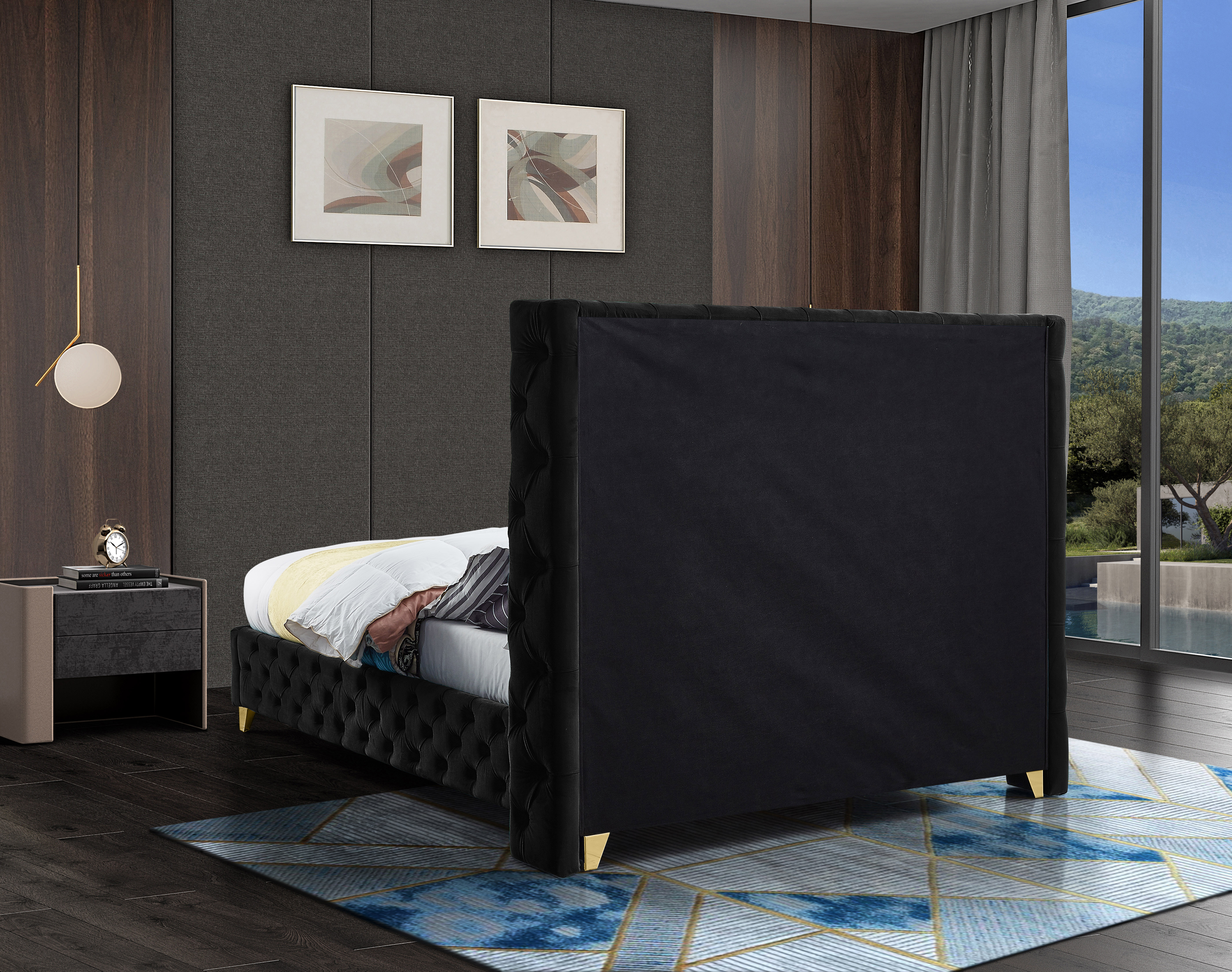 Savan Velvet Bed
