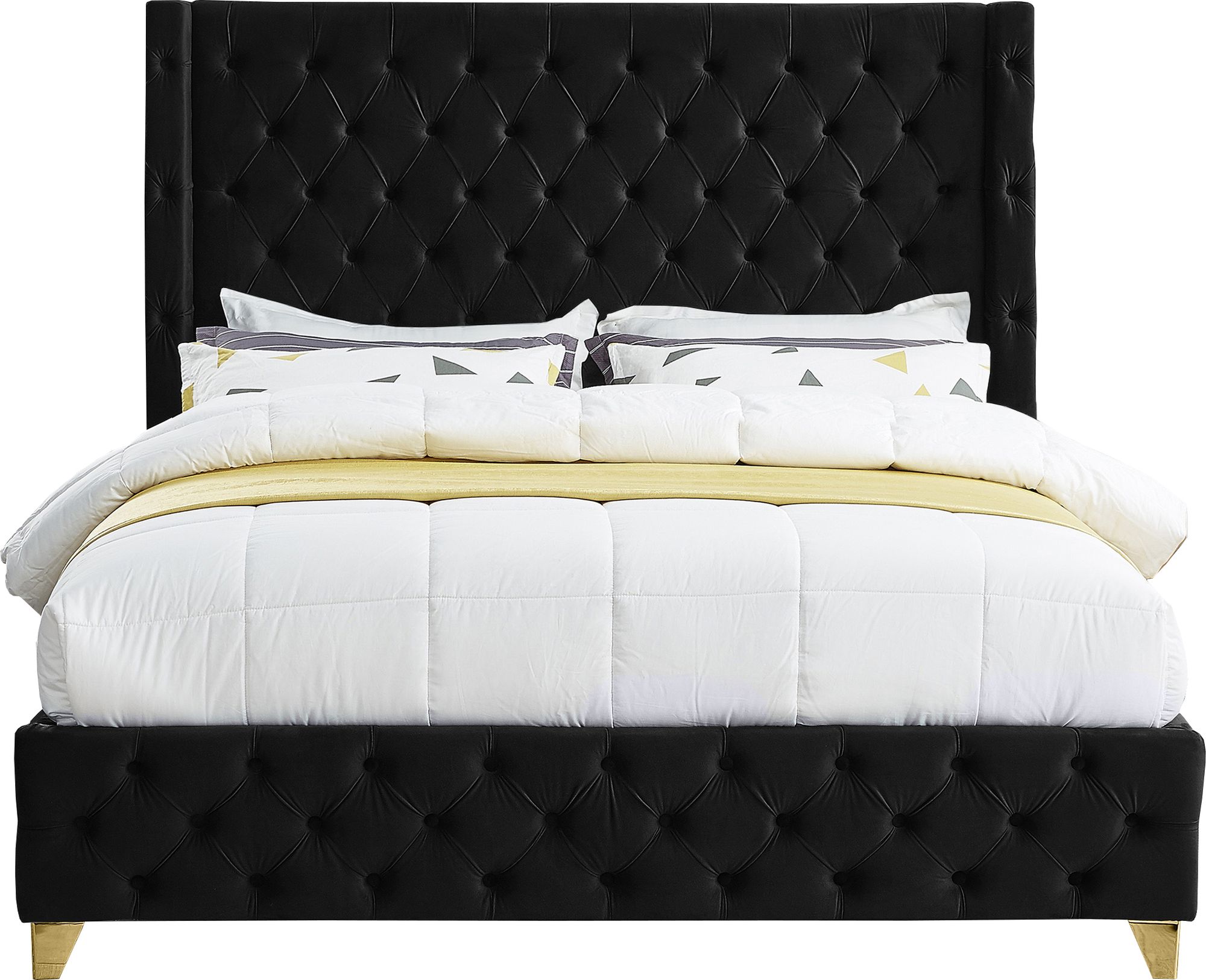 Savan Velvet Bed