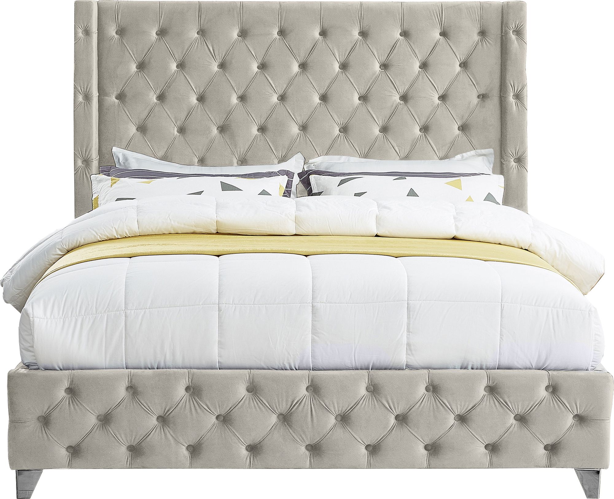 Savan Velvet Full Size Bed