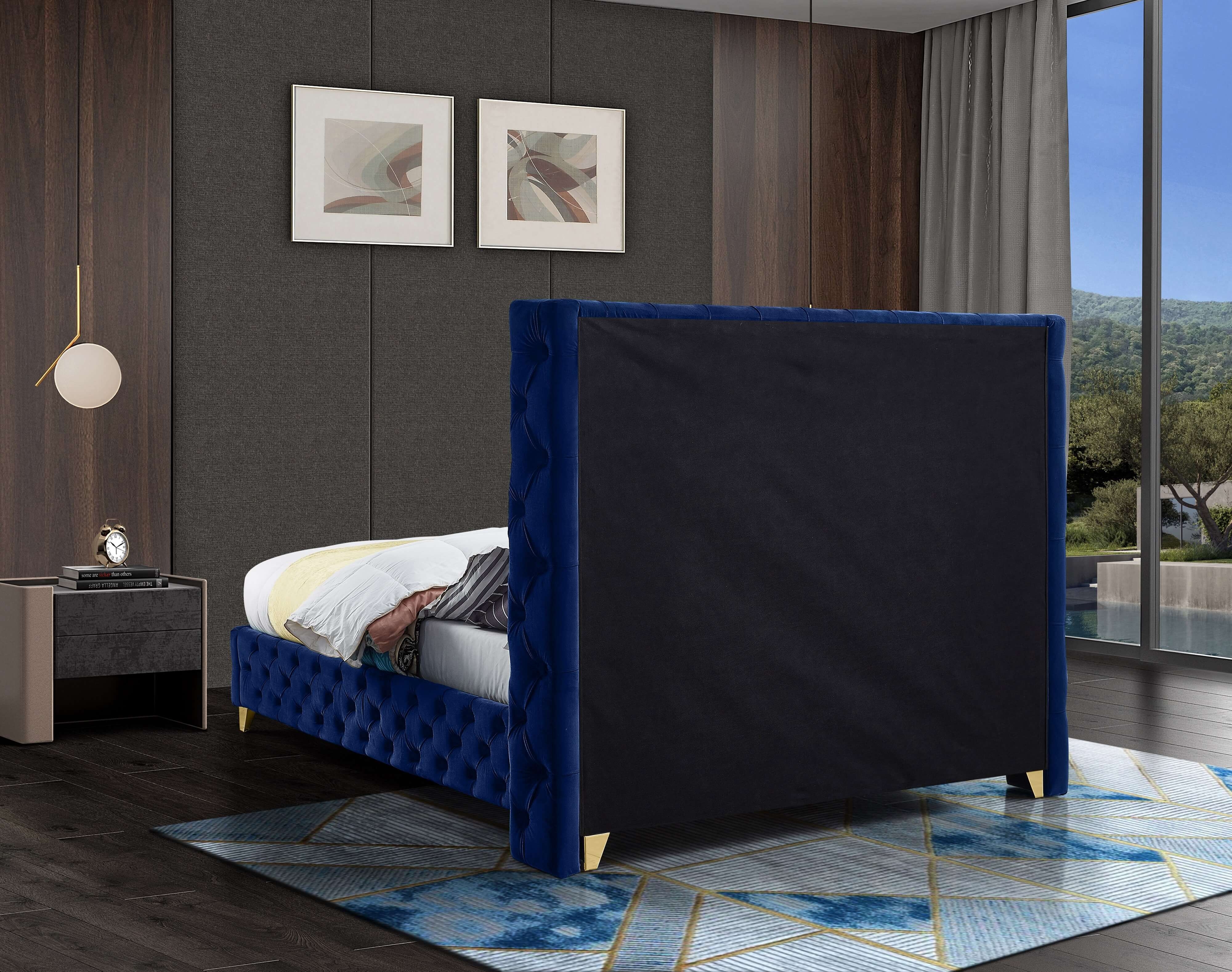 Savan Velvet Bed