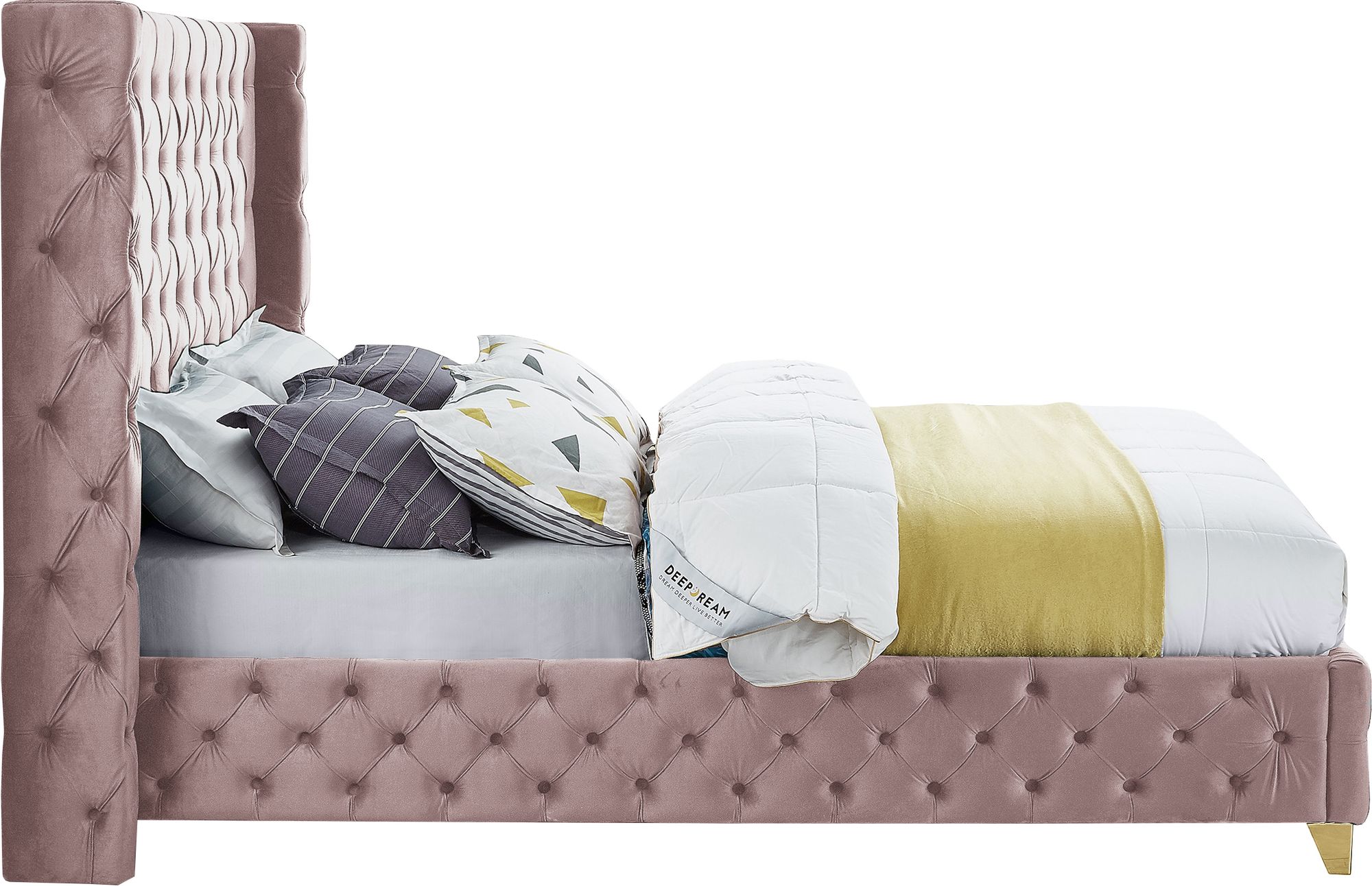 Savan Velvet Full Size Bed